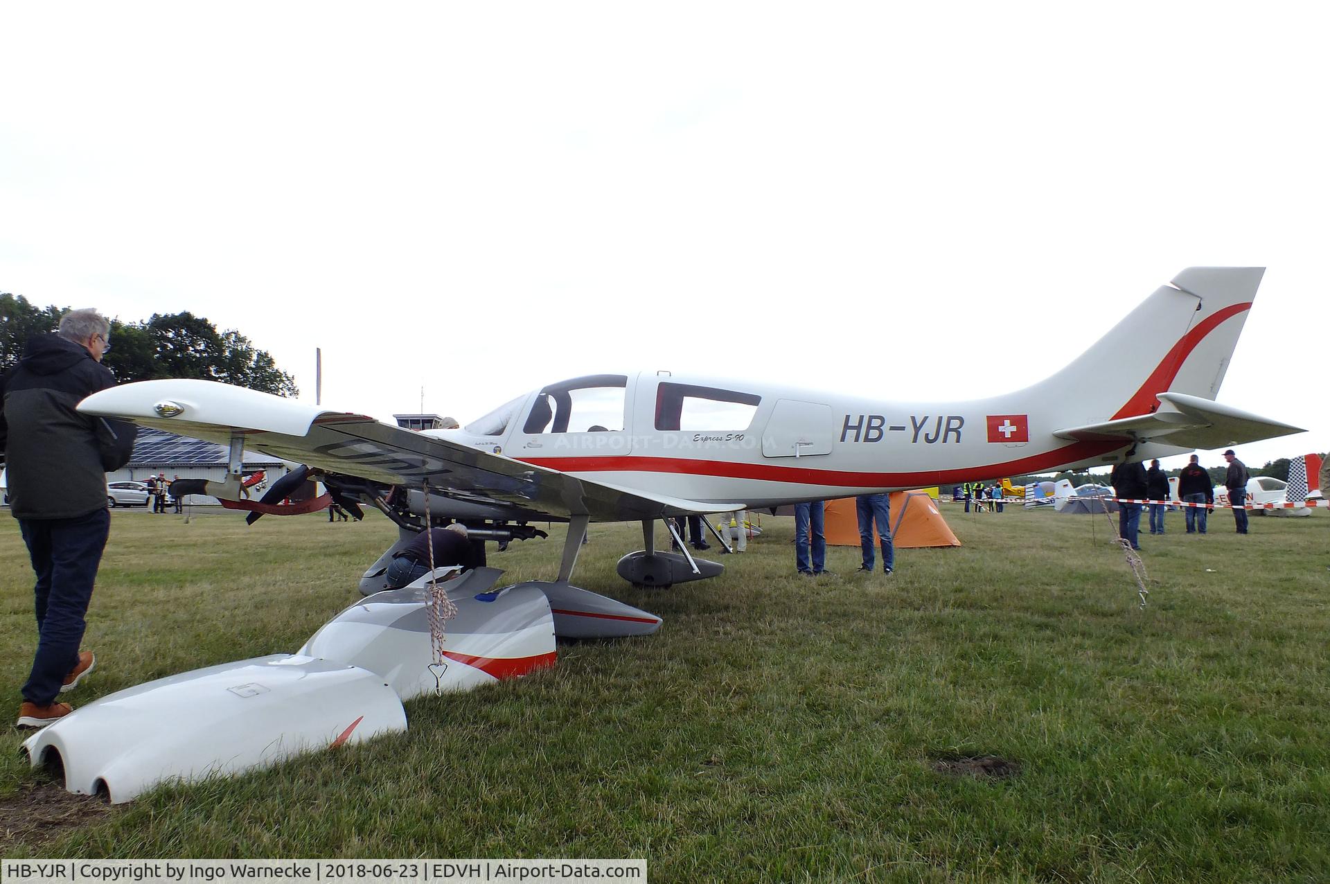 HB-YJR, 2006 Wheeler Express S-90 C/N 2501, Express Series 90 (Wheeler Express S90) at the 2018 OUV-Meeting at Hodenhagen airfield