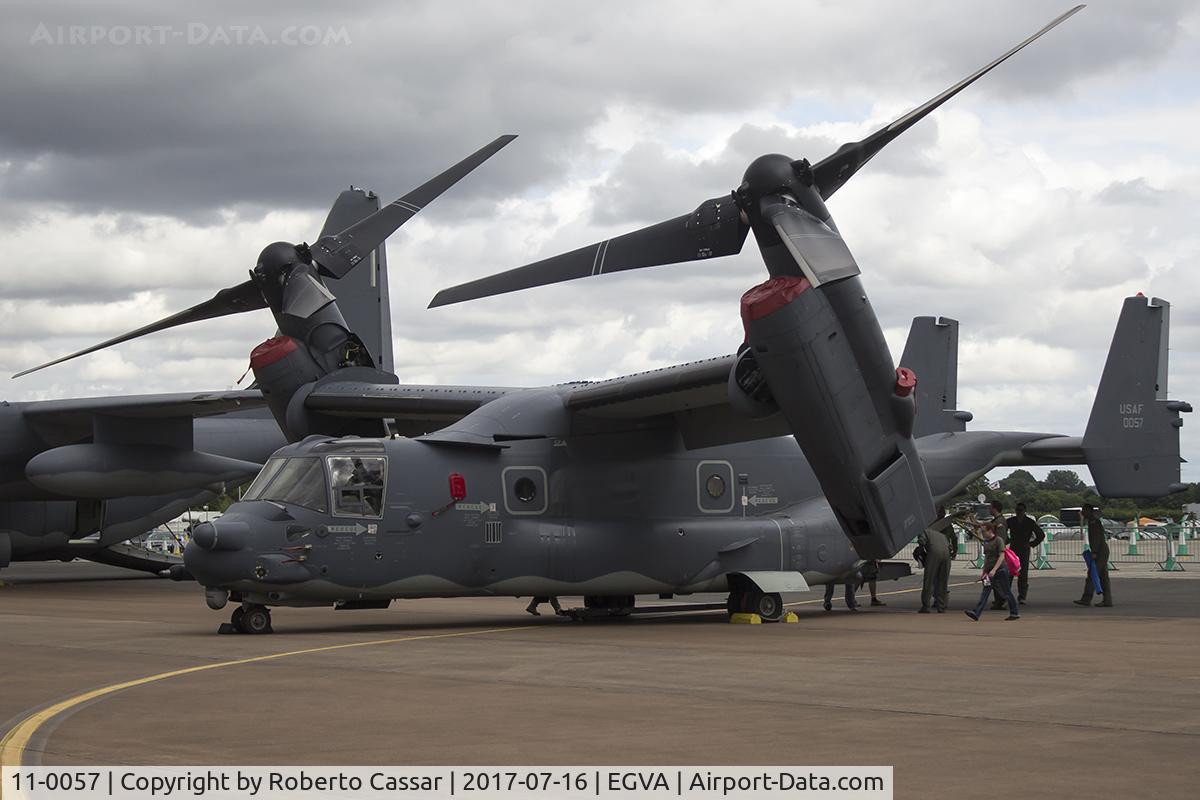 11-0057, 2011 Bell-Boeing CV-22B Osprey C/N D1038, RIAT 2017