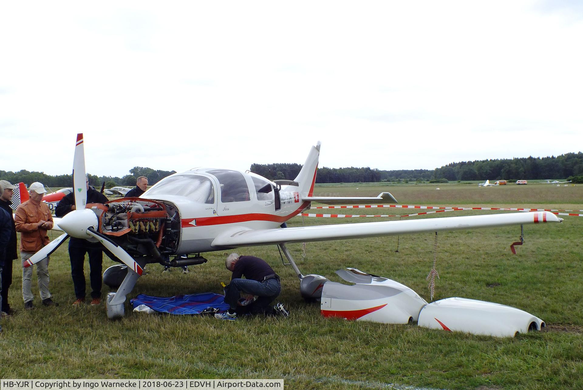 HB-YJR, 2006 Wheeler Express S-90 C/N 2501, Express Series 90 (Wheeler Express S90) at the 2018 OUV-Meeting at Hodenhagen airfield