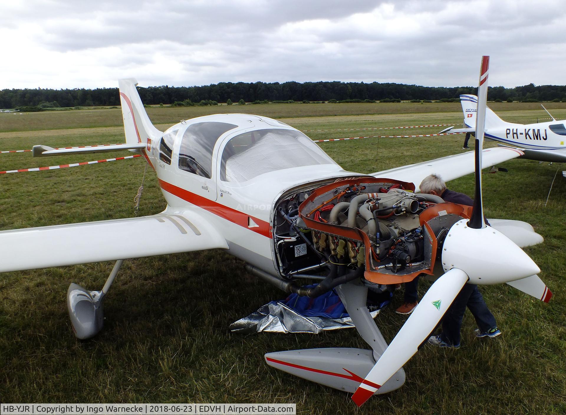 HB-YJR, 2006 Wheeler Express S-90 C/N 2501, Express Series 90 (Wheeler Express S90) at the 2018 OUV-Meeting at Hodenhagen airfield