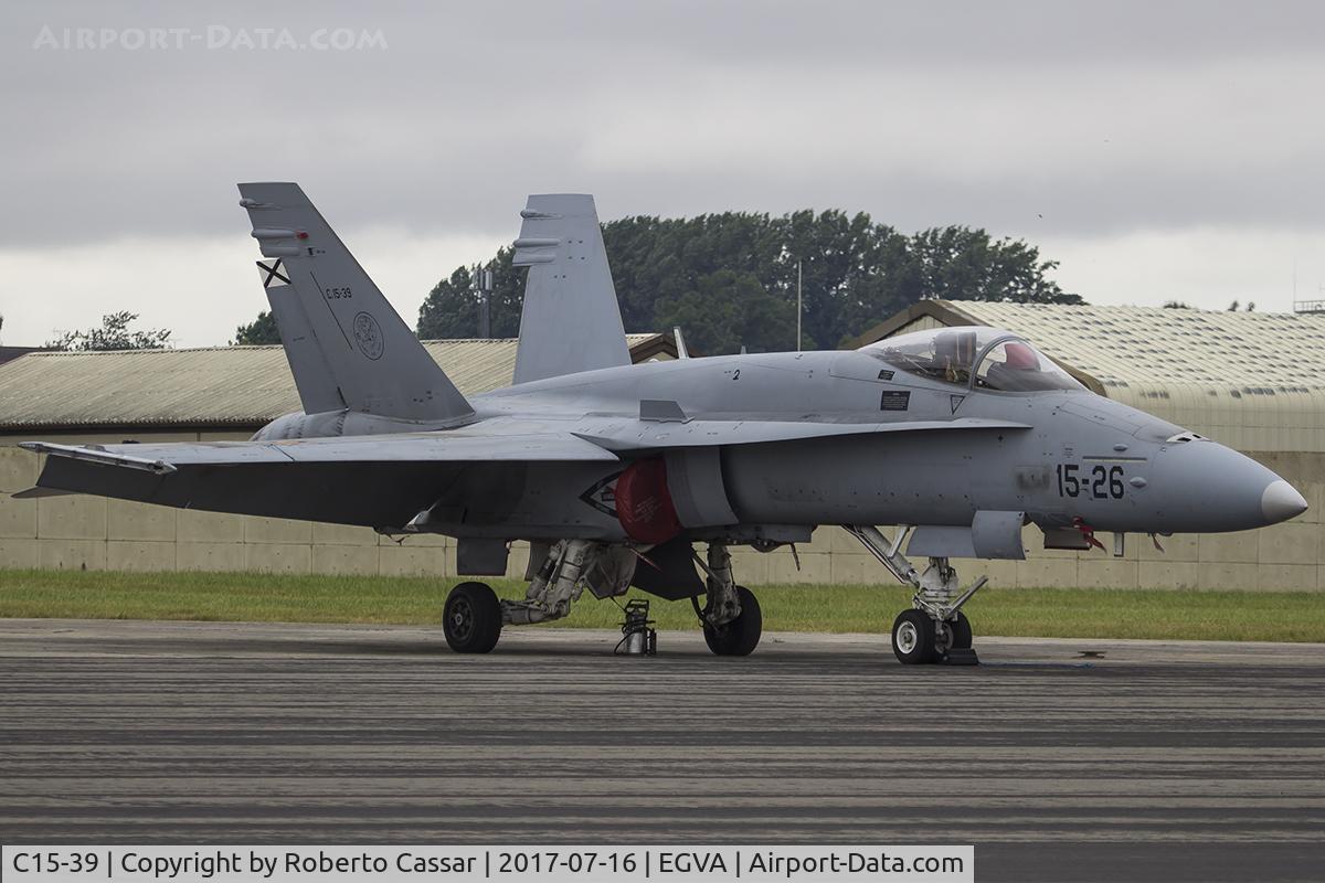 C15-39, McDonnell Douglas EF-18A Hornet C/N 0670/A544, RIAT 2017