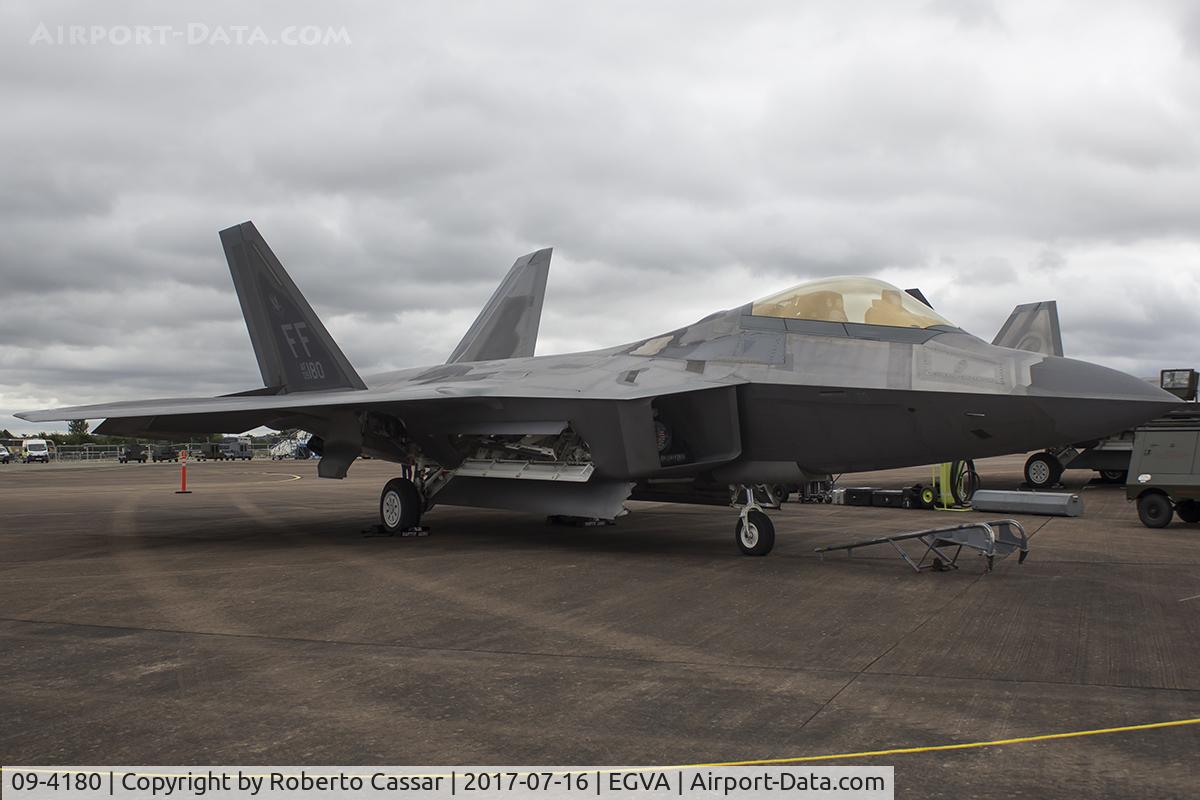 09-4180, Lockheed Martin F-22A Raptor C/N 4180, RIAT 2017