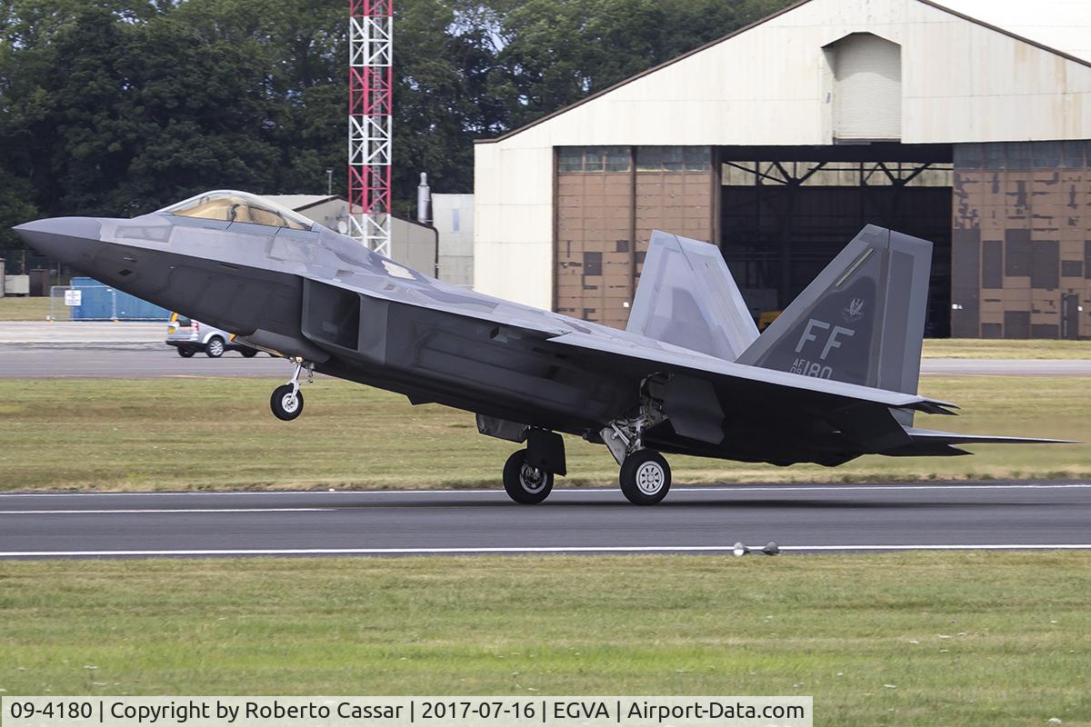 09-4180, Lockheed Martin F-22A Raptor C/N 4180, RIAT 2017