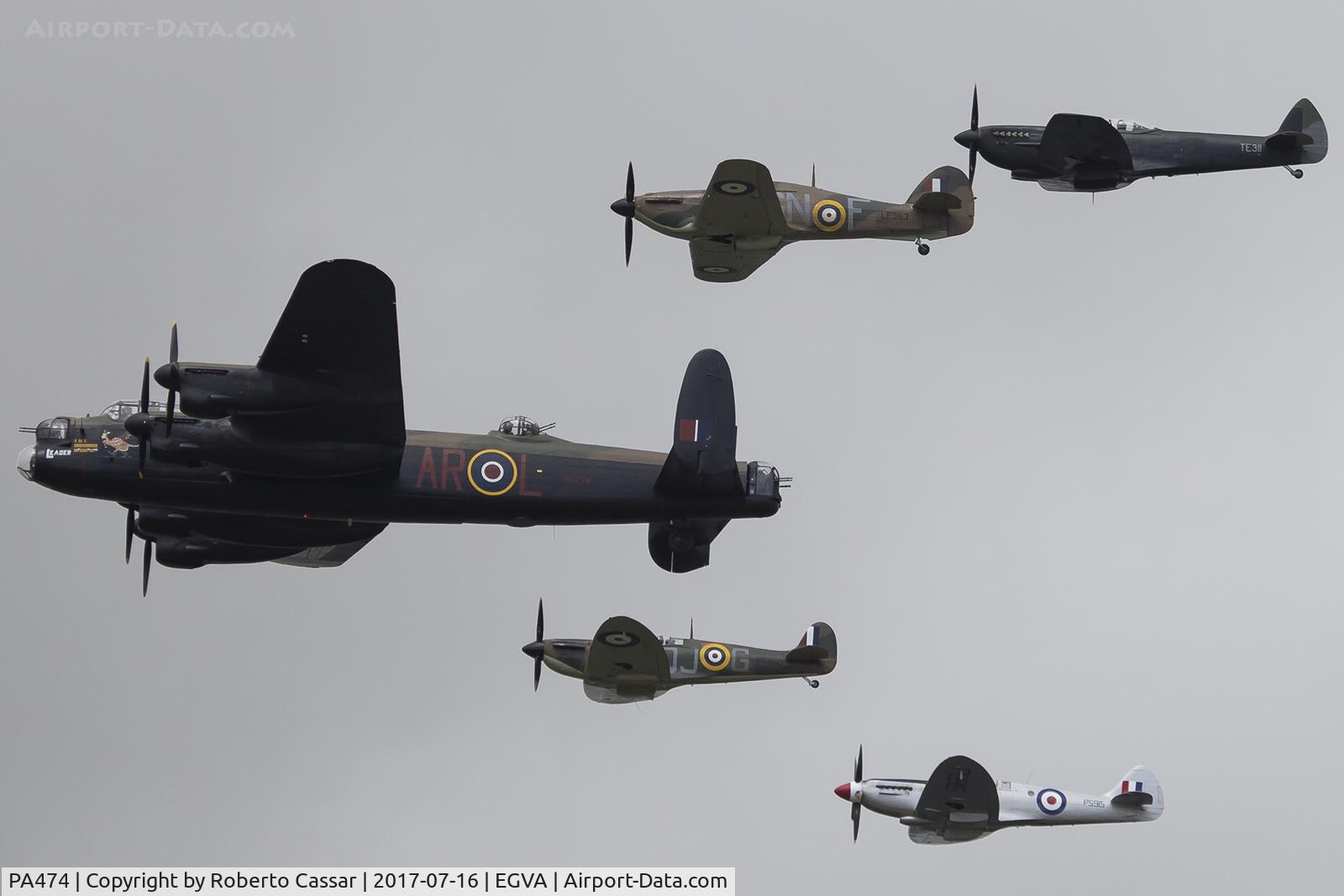 PA474, 1945 Avro 683 Lancaster B1 C/N VACH0052/D2973, RIAT 2017