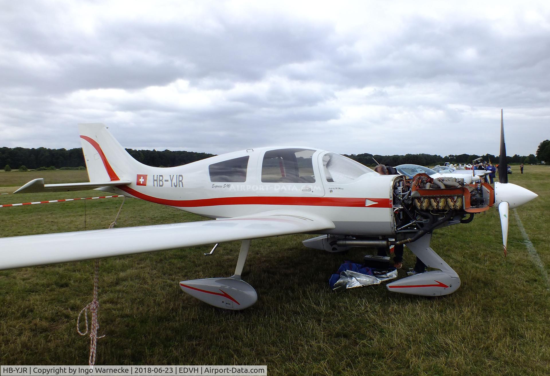 HB-YJR, 2006 Wheeler Express S-90 C/N 2501, Express Series 90 (Wheeler Express S90) at the 2018 OUV-Meeting at Hodenhagen airfield