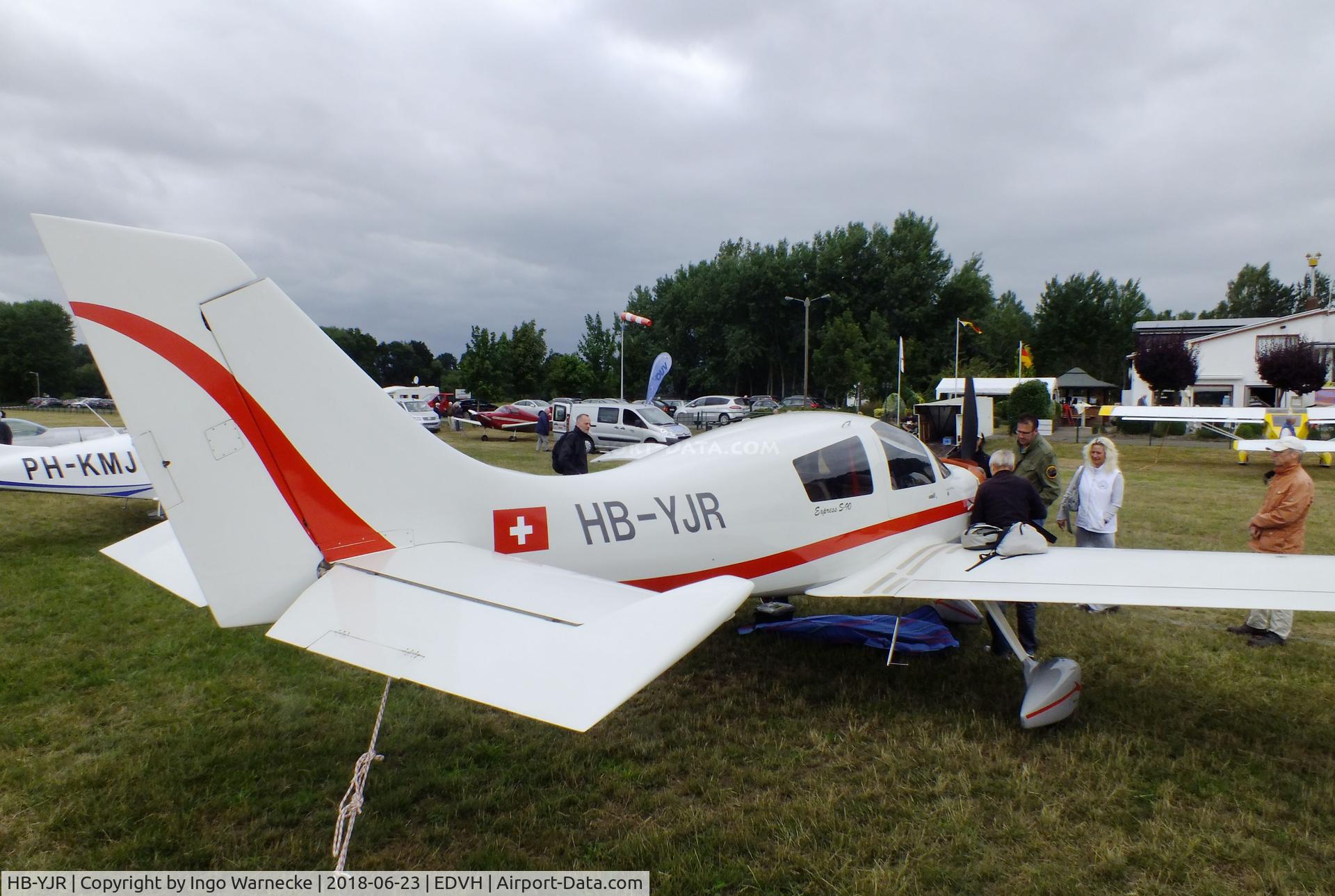 HB-YJR, 2006 Wheeler Express S-90 C/N 2501, Express Series 90 (Wheeler Express S90) at the 2018 OUV-Meeting at Hodenhagen airfield