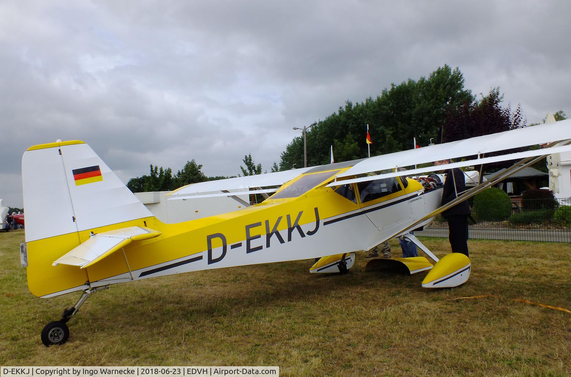 D-EKKJ, Skystar Kitfox 7 C/N 2002478, SkyStar Kitfox 7 at the 2018 OUV-Meeting at Hodenhagen airfield
