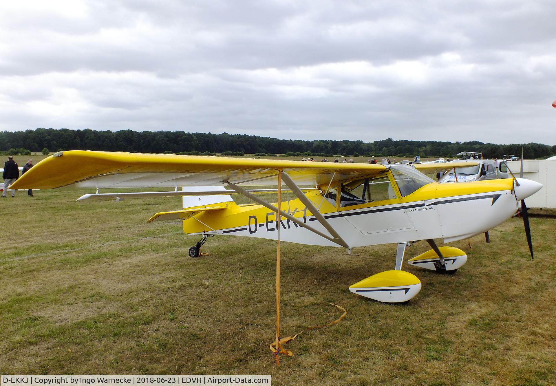 D-EKKJ, Skystar Kitfox 7 C/N 2002478, SkyStar Kitfox 7 at the 2018 OUV-Meeting at Hodenhagen airfield