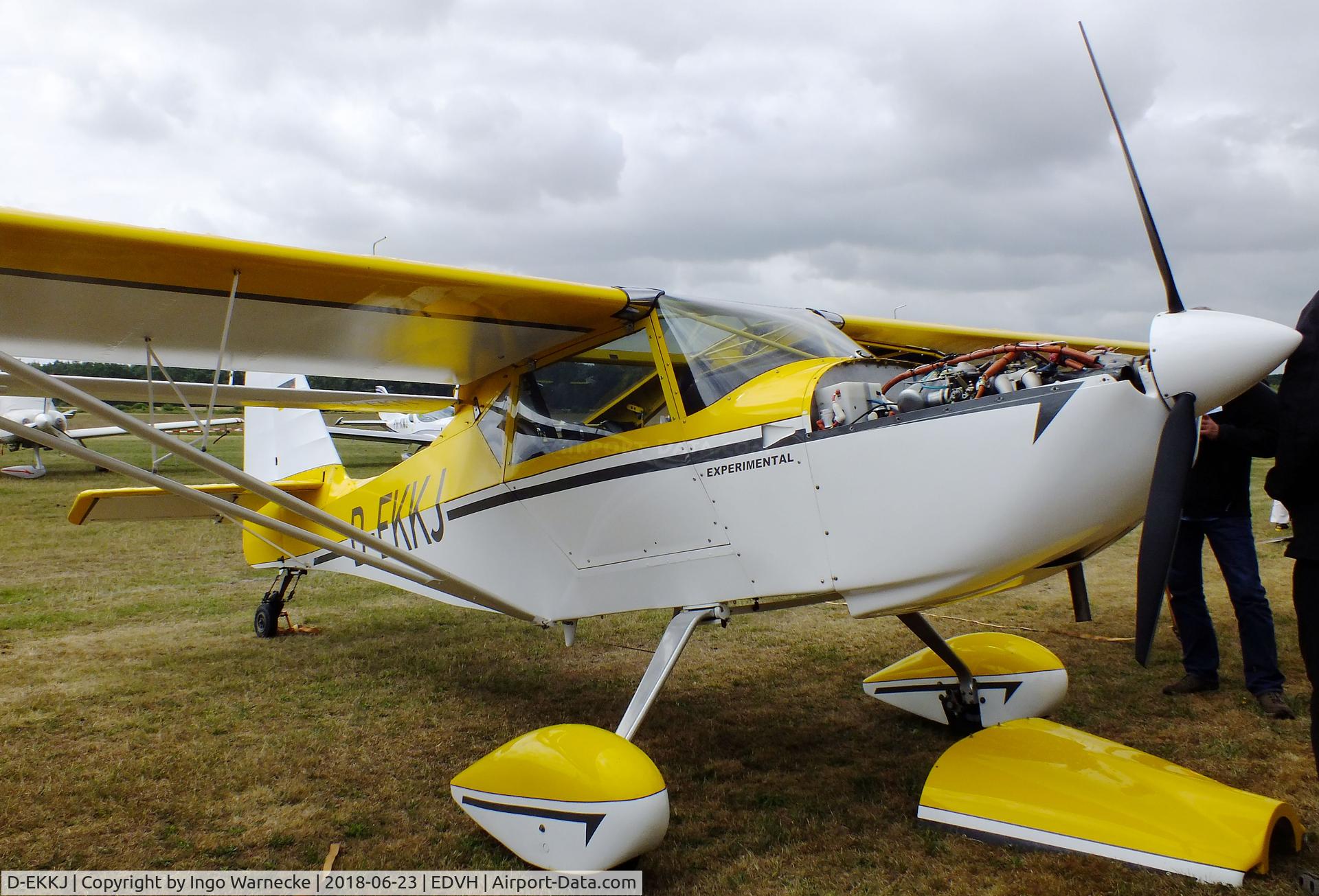 D-EKKJ, Skystar Kitfox 7 C/N 2002478, SkyStar Kitfox 7 at the 2018 OUV-Meeting at Hodenhagen airfield