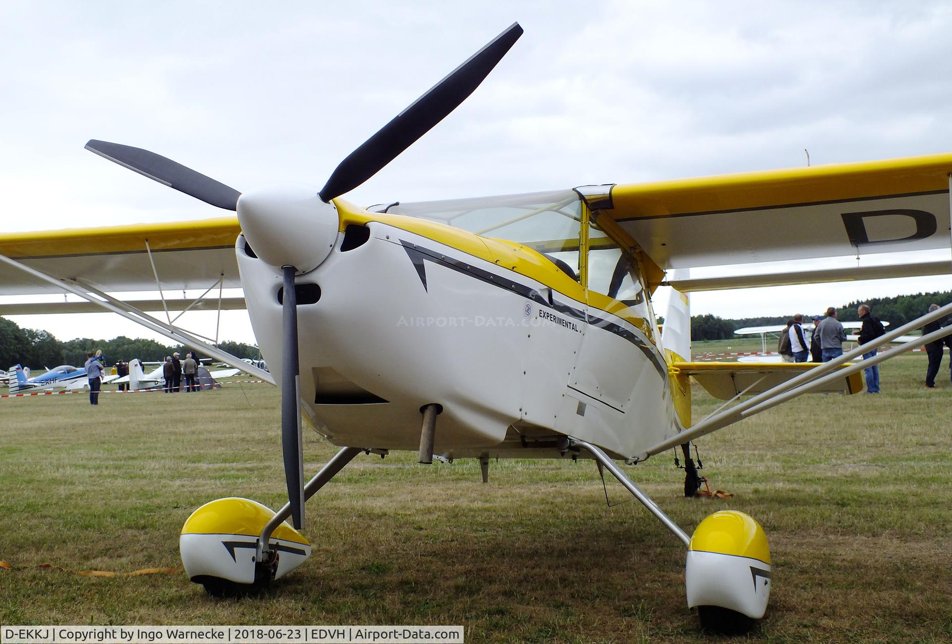 D-EKKJ, Skystar Kitfox 7 C/N 2002478, SkyStar Kitfox 7 at the 2018 OUV-Meeting at Hodenhagen airfield