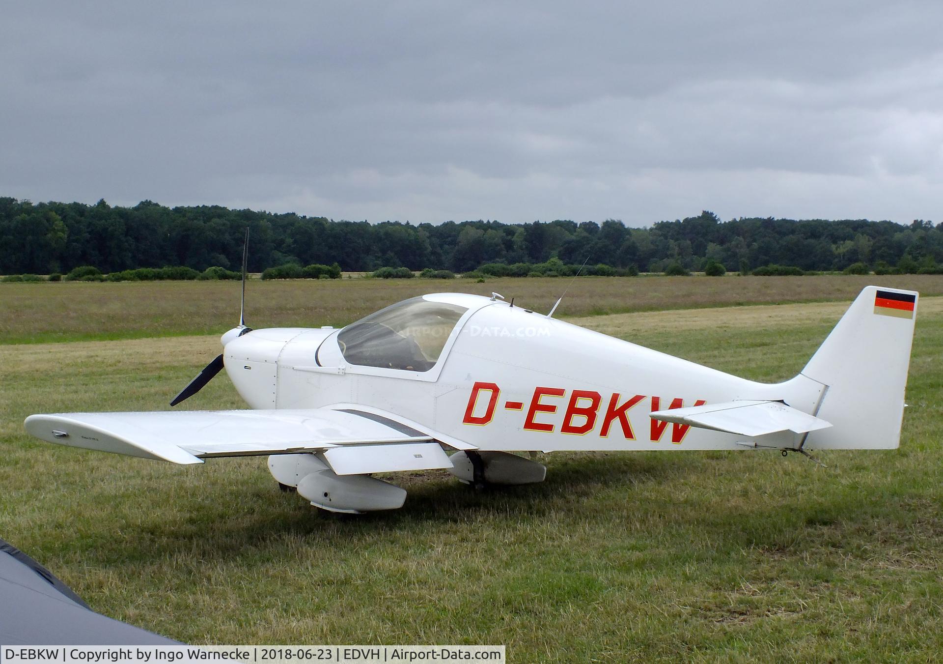 D-EBKW, Pottier P-180S C/N 155, Pottier P.180S at the 2018 OUV-Meeting at Hodenhagen airfield