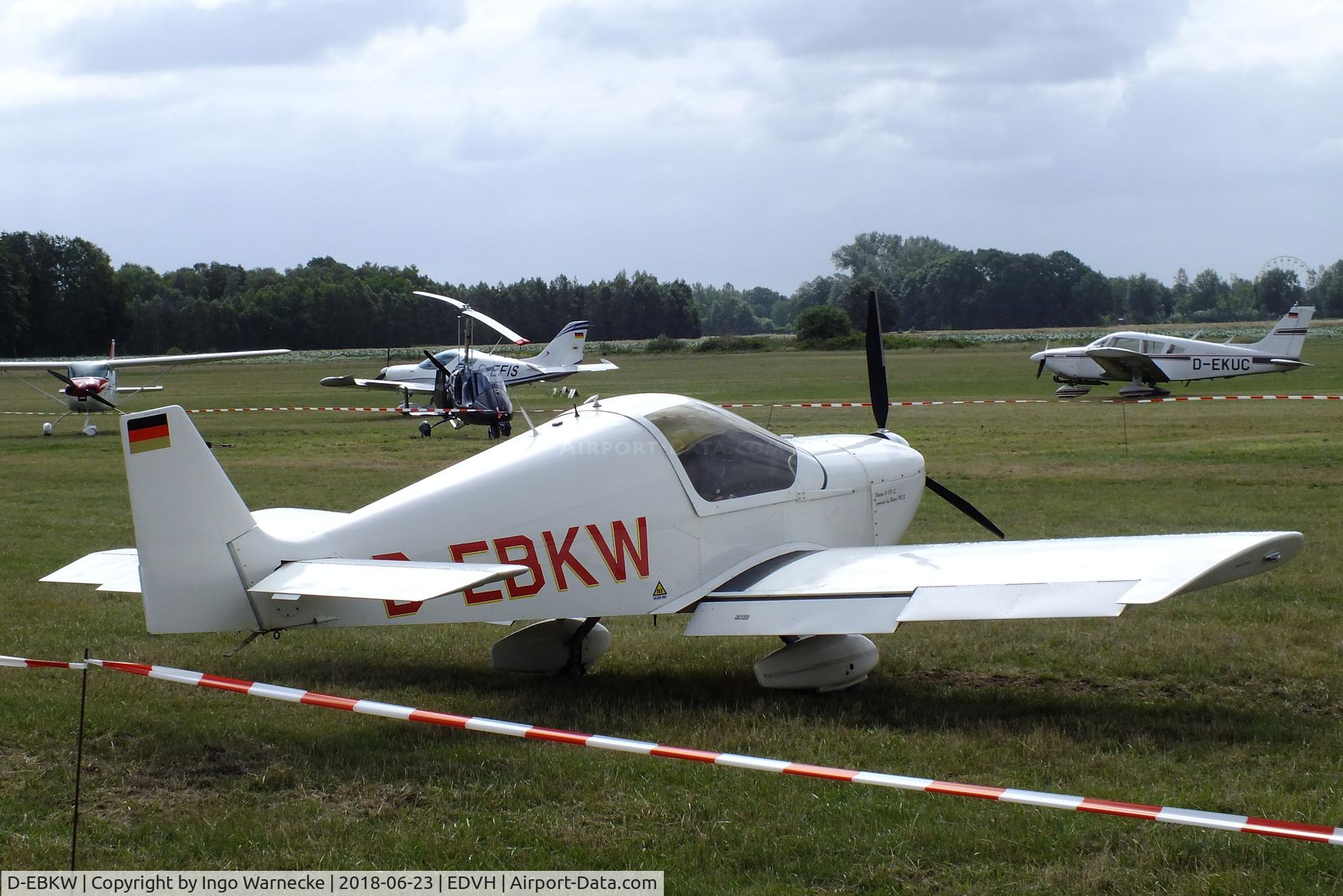 D-EBKW, Pottier P-180S C/N 155, Pottier P.180S at the 2018 OUV-Meeting at Hodenhagen airfield