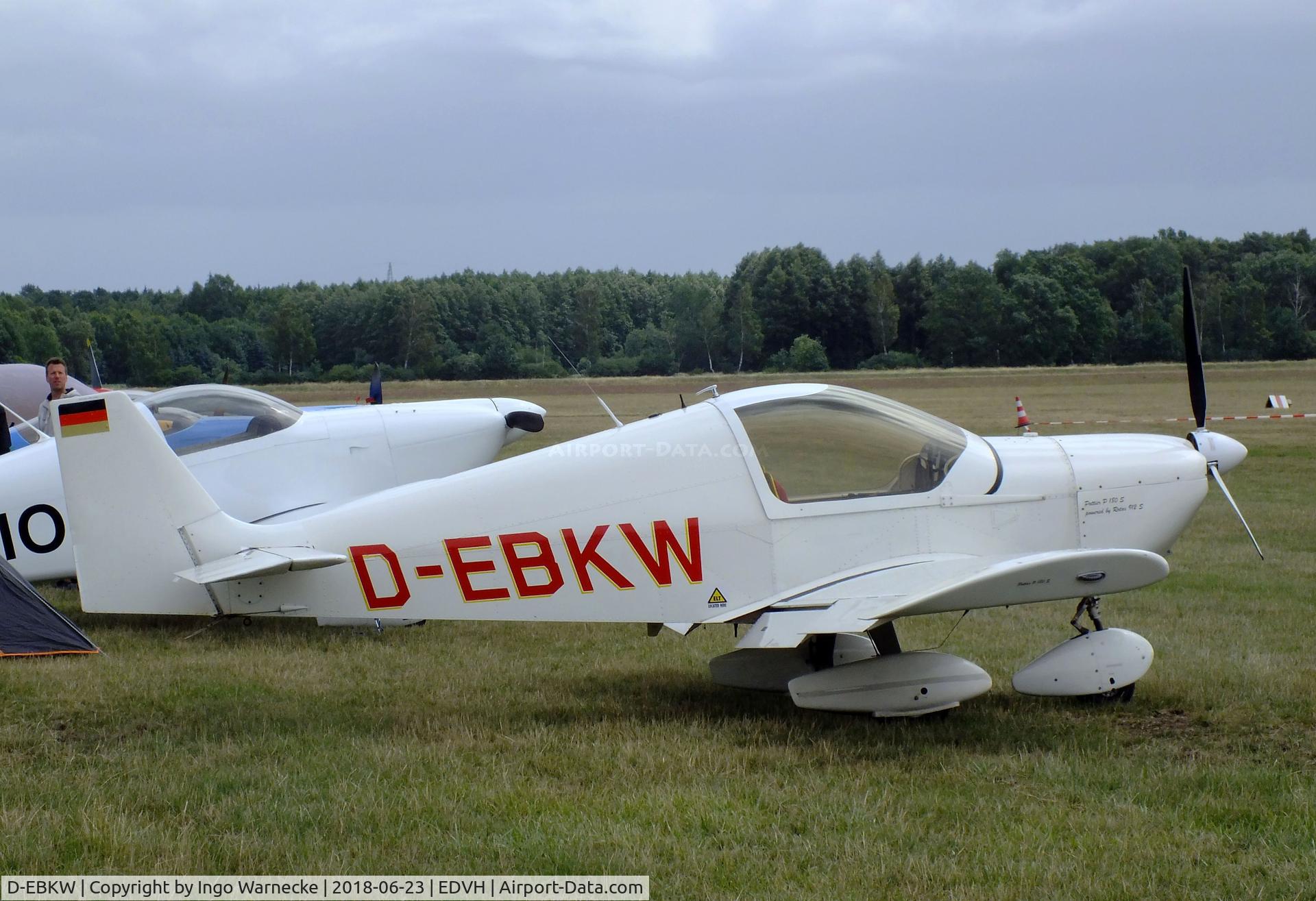 D-EBKW, Pottier P-180S C/N 155, Pottier P.180S at the 2018 OUV-Meeting at Hodenhagen airfield