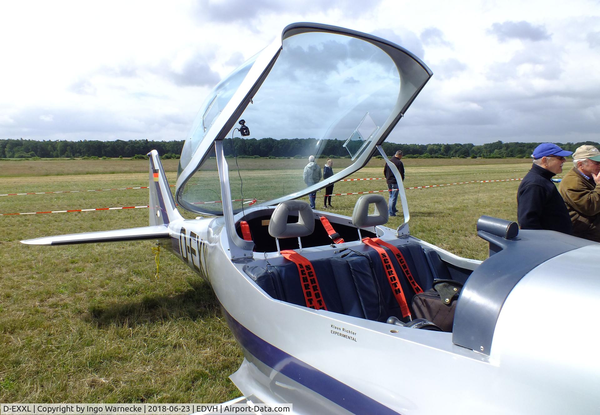 D-EXXL, WDFL Dallach D4 Fascination C/N 1997, WDFL Dallach D4 Fascination XL short wing at the 2018 OUV-Meeting at Hodenhagen airfield