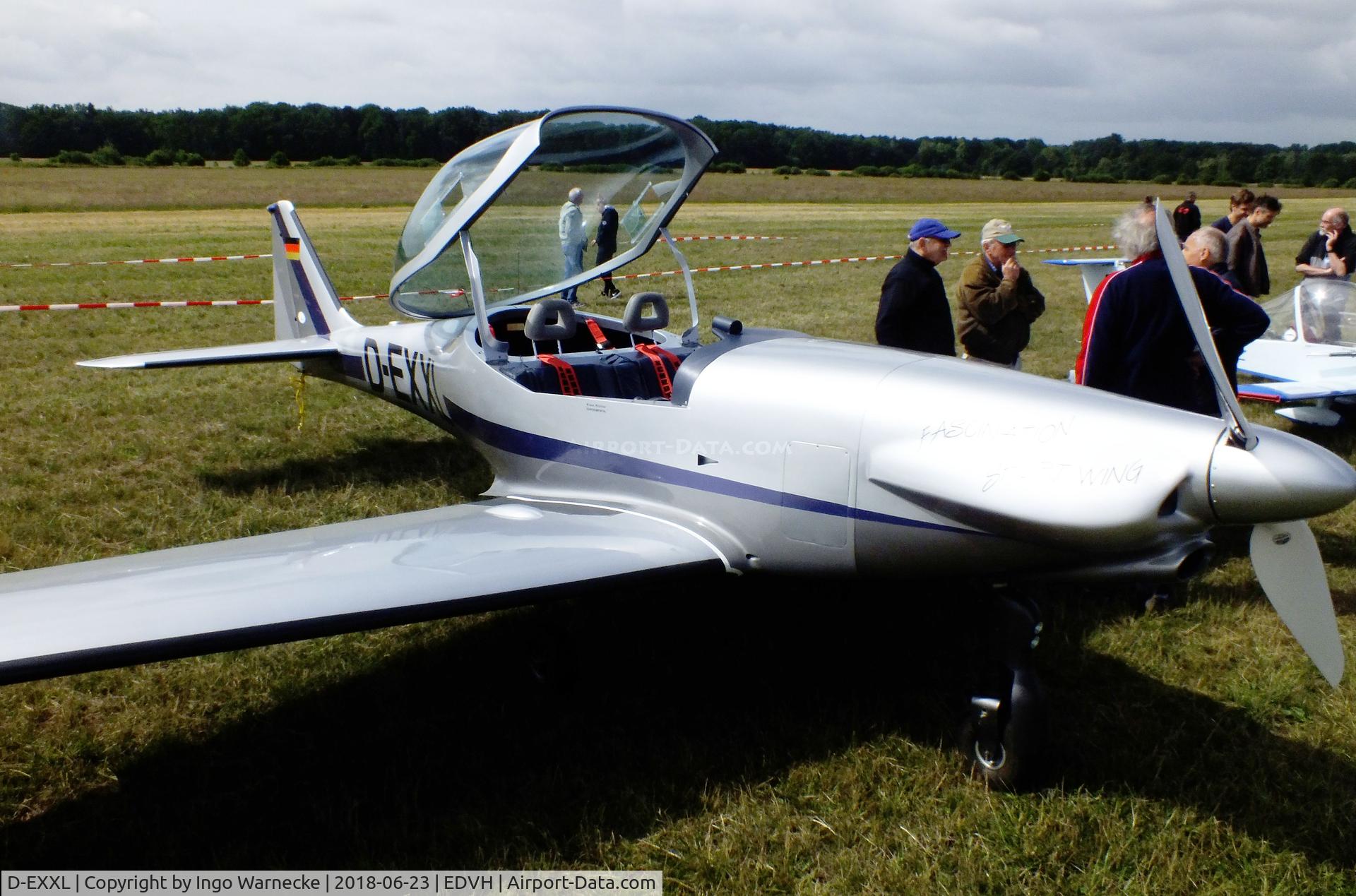 D-EXXL, WDFL Dallach D4 Fascination C/N 1997, WDFL Dallach D4 Fascination XL short wing at the 2018 OUV-Meeting at Hodenhagen airfield