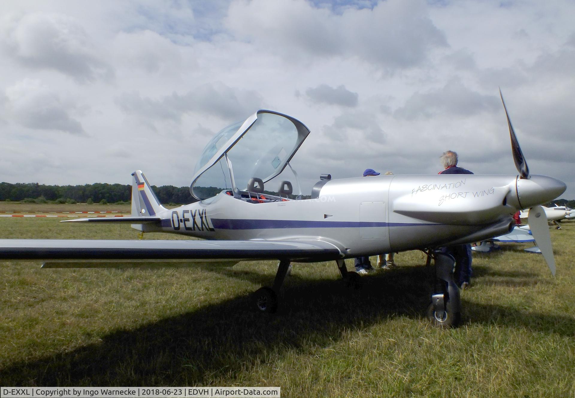 D-EXXL, WDFL Dallach D4 Fascination C/N 1997, WDFL Dallach D4 Fascination XL short wing at the 2018 OUV-Meeting at Hodenhagen airfield