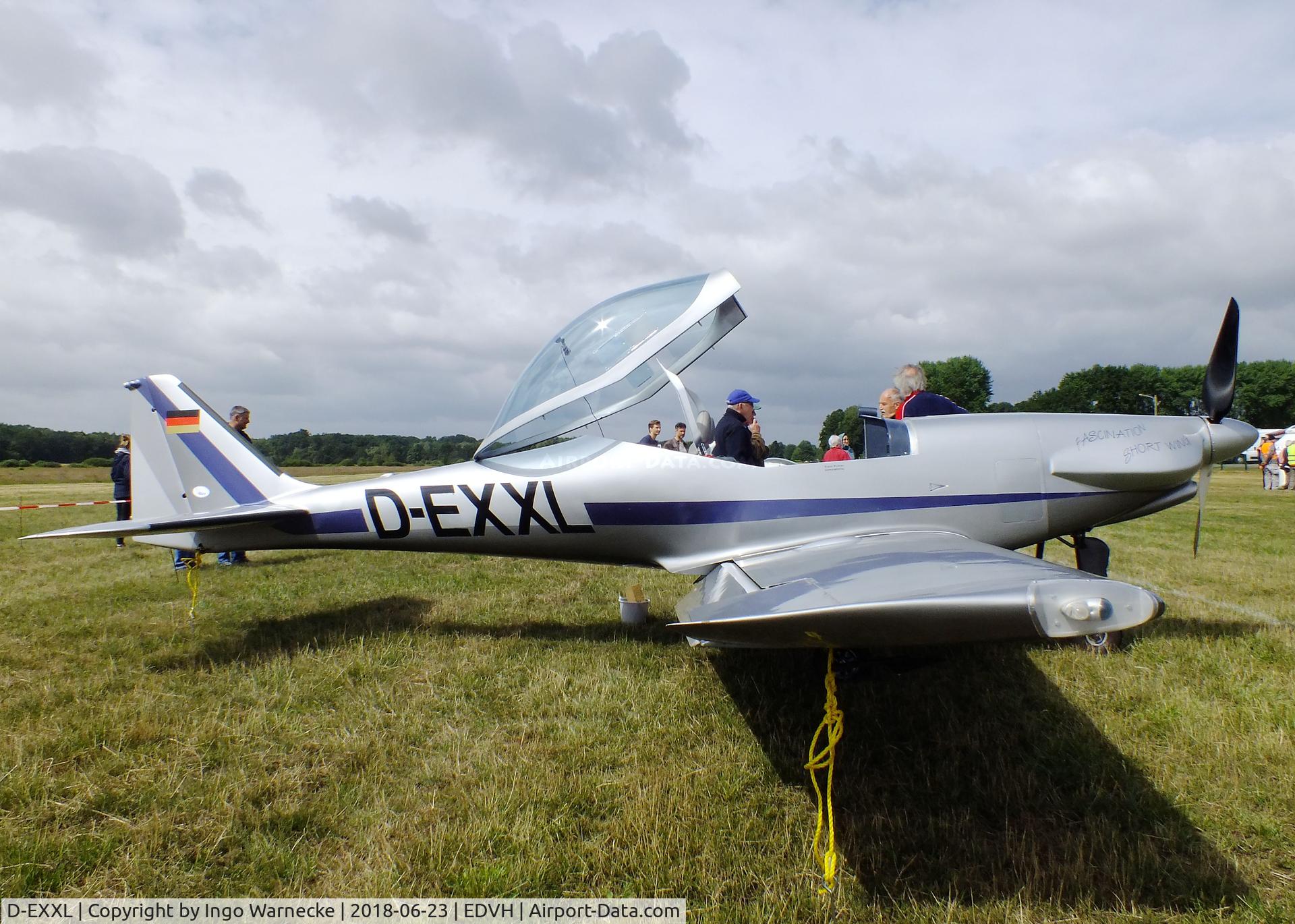 D-EXXL, WDFL Dallach D4 Fascination C/N 1997, WDFL Dallach D4 Fascination XL short wing at the 2018 OUV-Meeting at Hodenhagen airfield