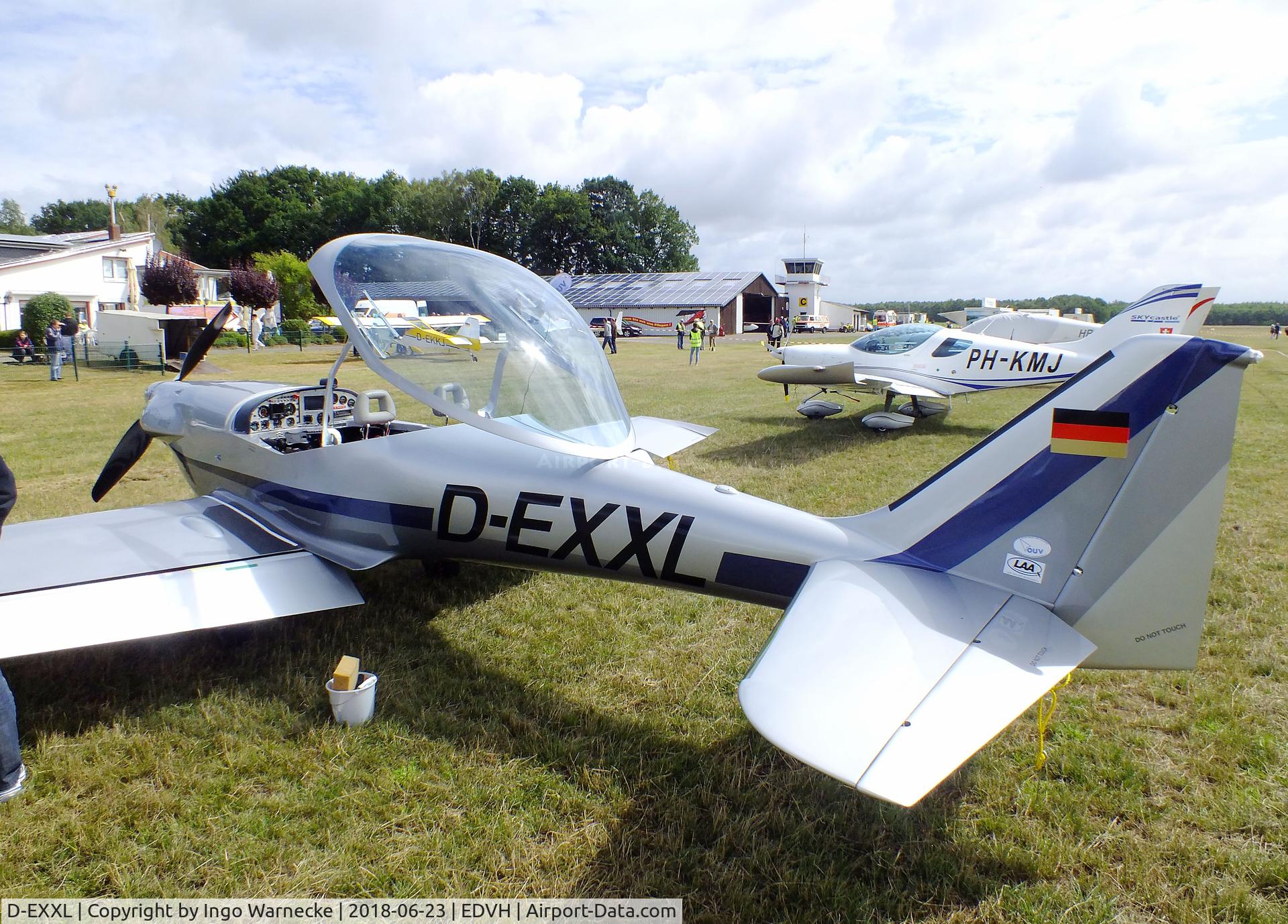 D-EXXL, WDFL Dallach D4 Fascination C/N 1997, WDFL Dallach D4 Fascination XL short wing at the 2018 OUV-Meeting at Hodenhagen airfield