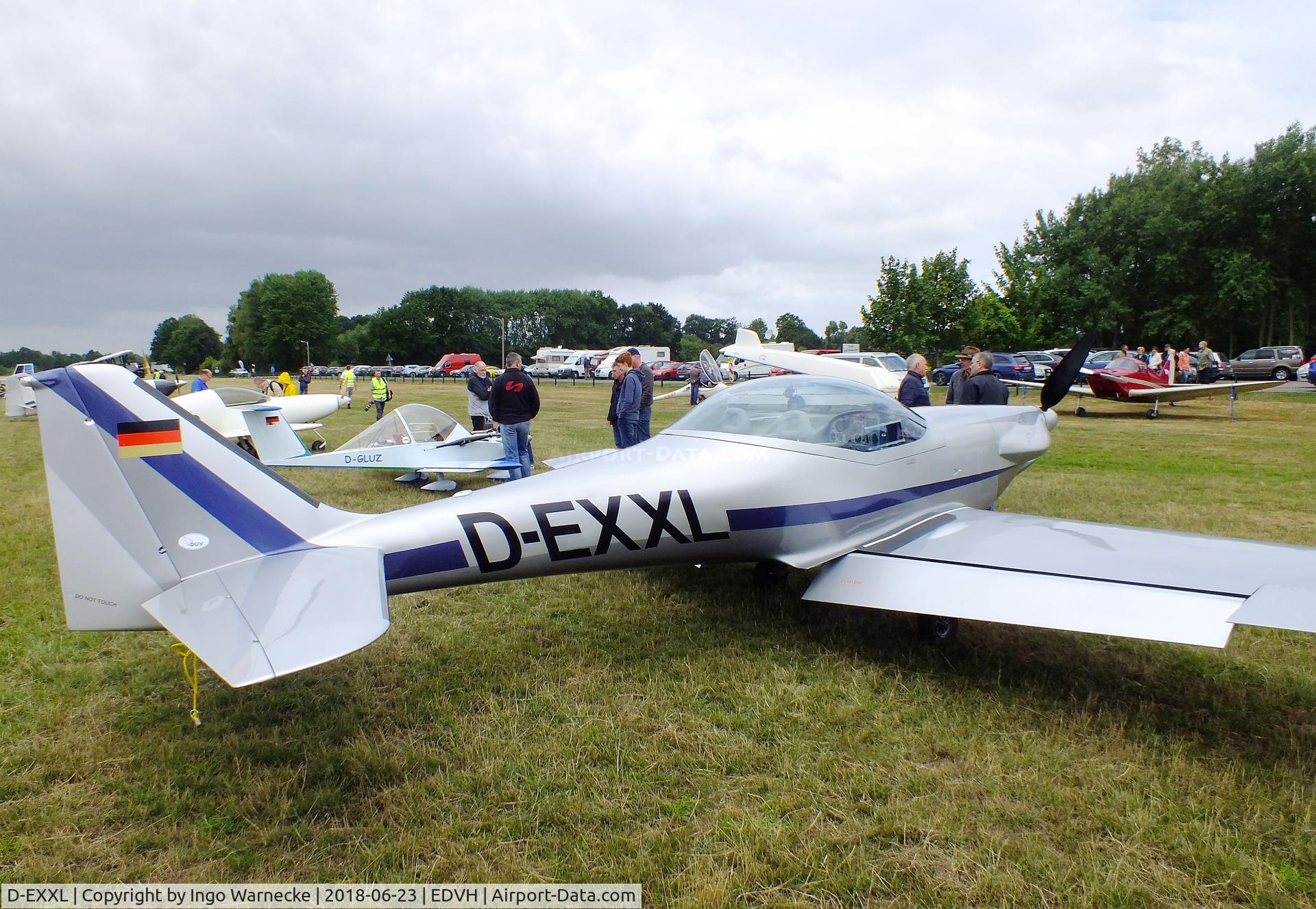 D-EXXL, WDFL Dallach D4 Fascination C/N 1997, WDFL Dallach D4 Fascination XL short wing at the 2018 OUV-Meeting at Hodenhagen airfield