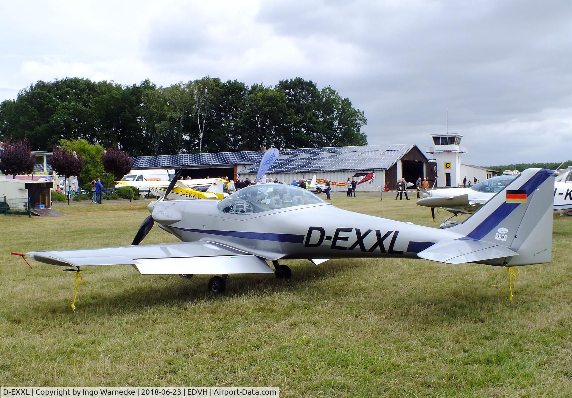 D-EXXL, WDFL Dallach D4 Fascination C/N 1997, WDFL Dallach D4 Fascination XL short wing at the 2018 OUV-Meeting at Hodenhagen airfield