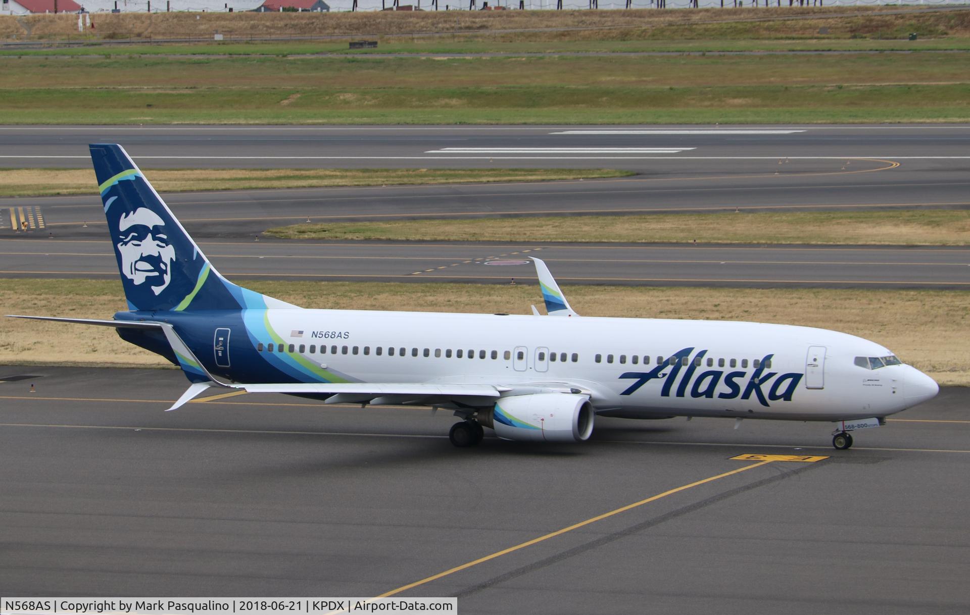 N568AS, 2007 Boeing 737-890 C/N 35183, Boeing 737-800