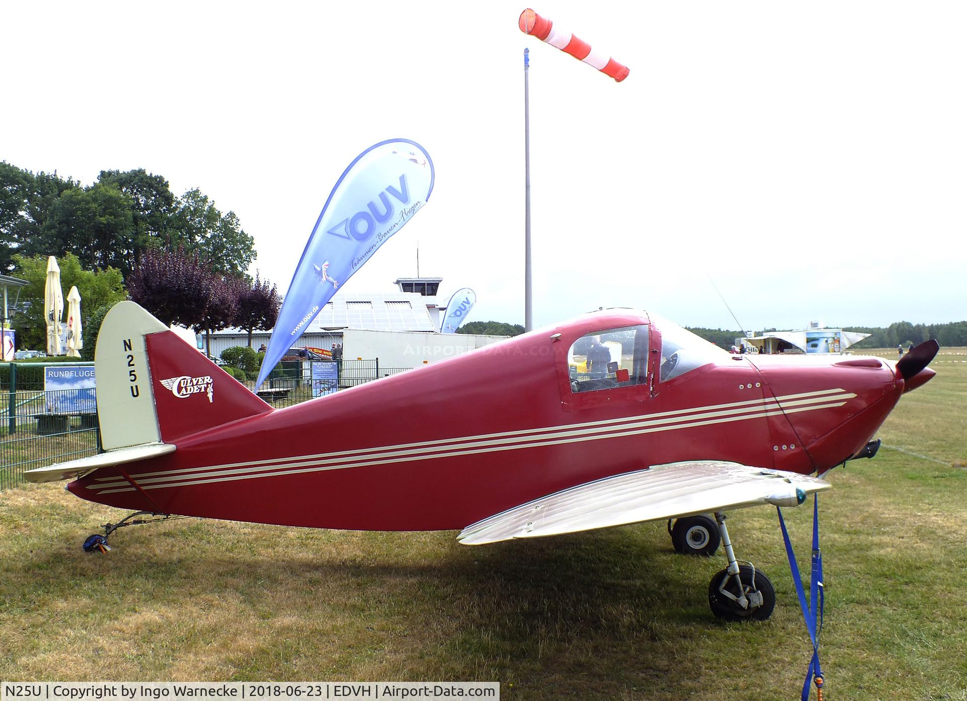 N25U, 1941 Culver LFA C/N 249, Culver Cadet LFA at the 2018 OUV-Meeting at Hodenhagen airfield