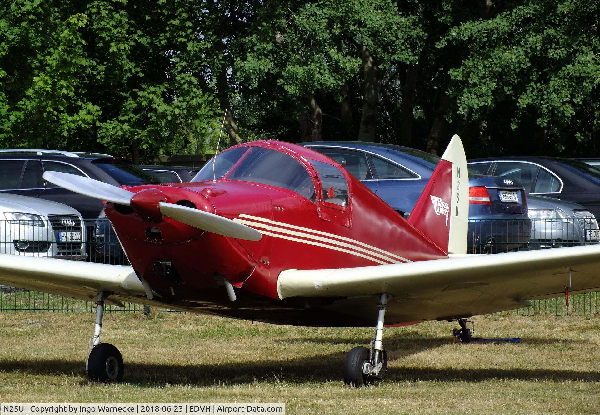 N25U, 1941 Culver LFA C/N 249, Culver Cadet LFA at the 2018 OUV-Meeting at Hodenhagen airfield