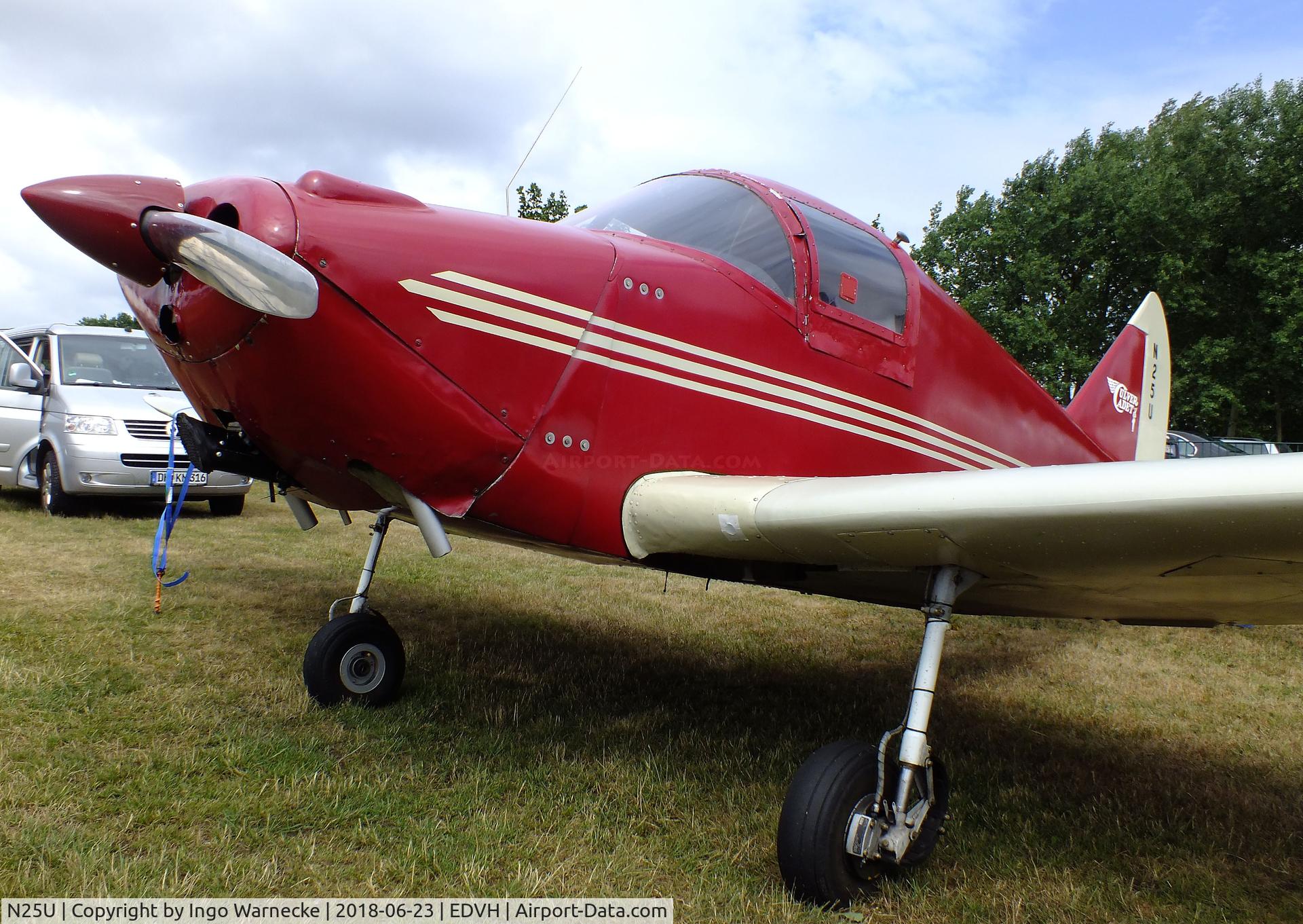 N25U, 1941 Culver LFA C/N 249, Culver Cadet LFA at the 2018 OUV-Meeting at Hodenhagen airfield