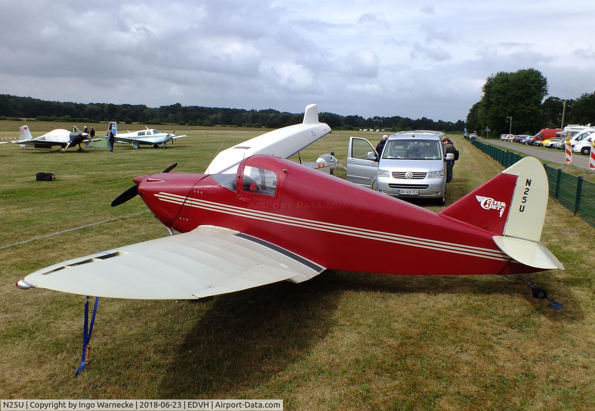 N25U, 1941 Culver LFA C/N 249, Culver Cadet LFA at the 2018 OUV-Meeting at Hodenhagen airfield