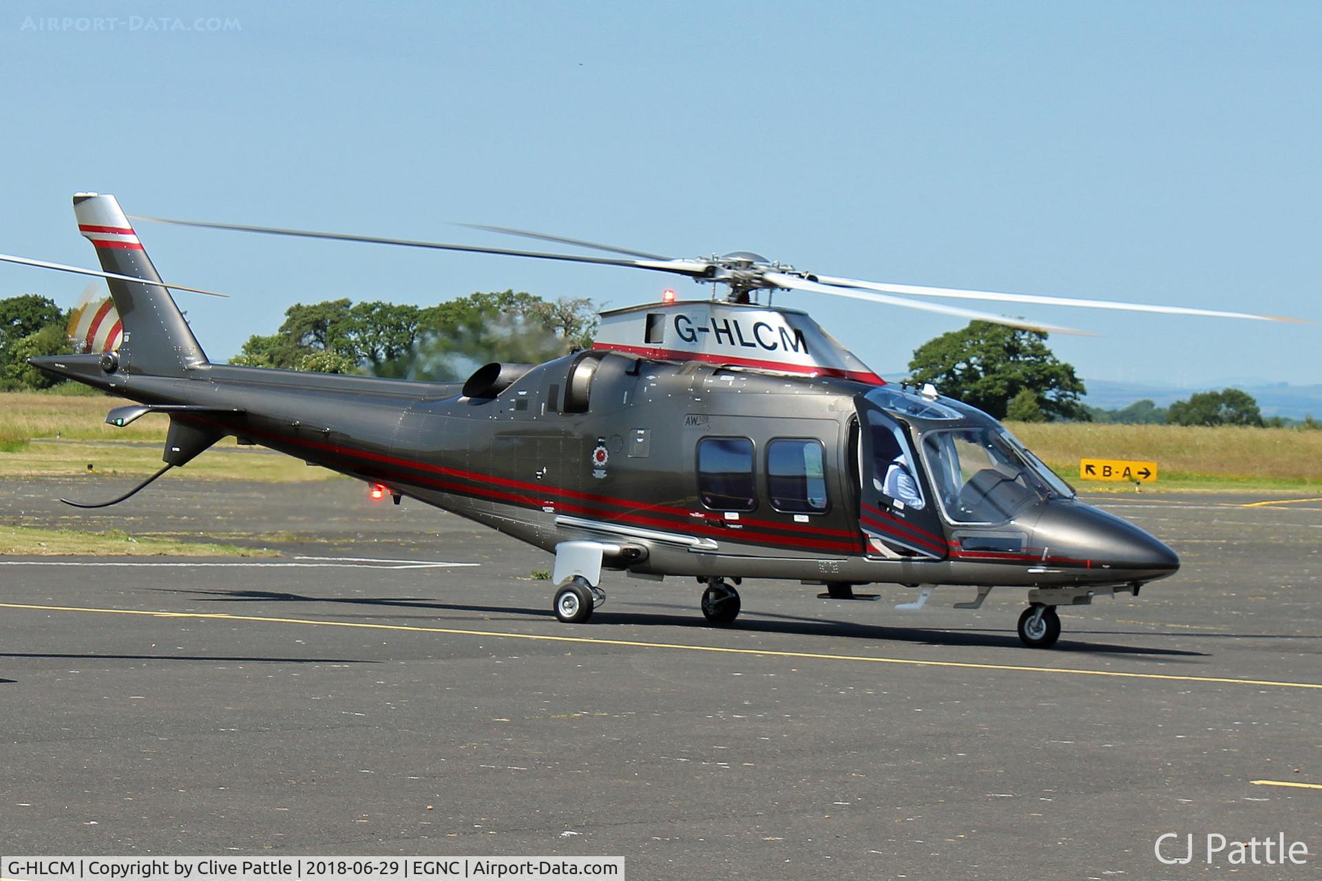 G-HLCM, 2017 Leonardo AW-109SP GrandNew C/N 22369, Parked at Carlisle