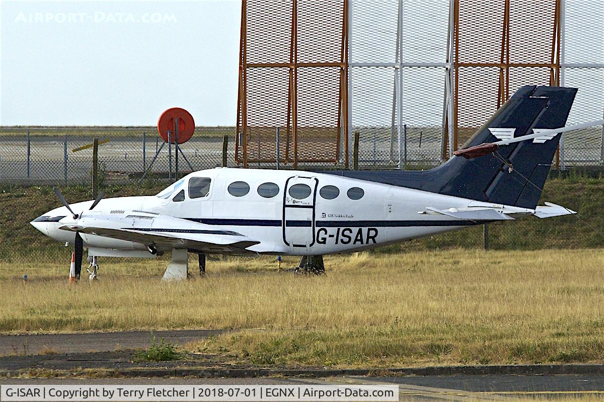 G-ISAR, 1980 Cessna 421C Golden Eagle C/N 421C-0848, at East Midlands Airport
