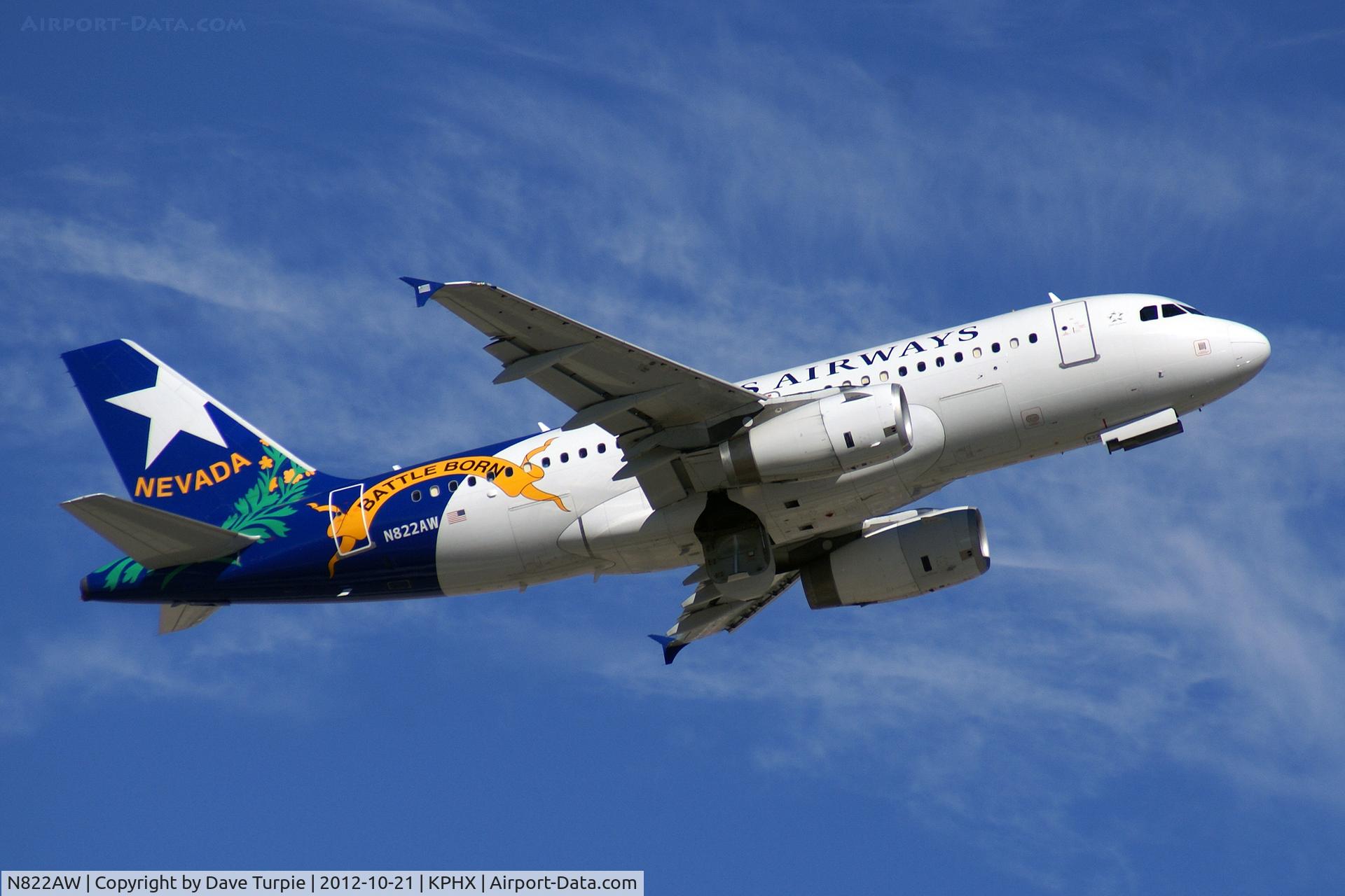 N822AW, 2000 Airbus A319-132 C/N 1410, No comment.