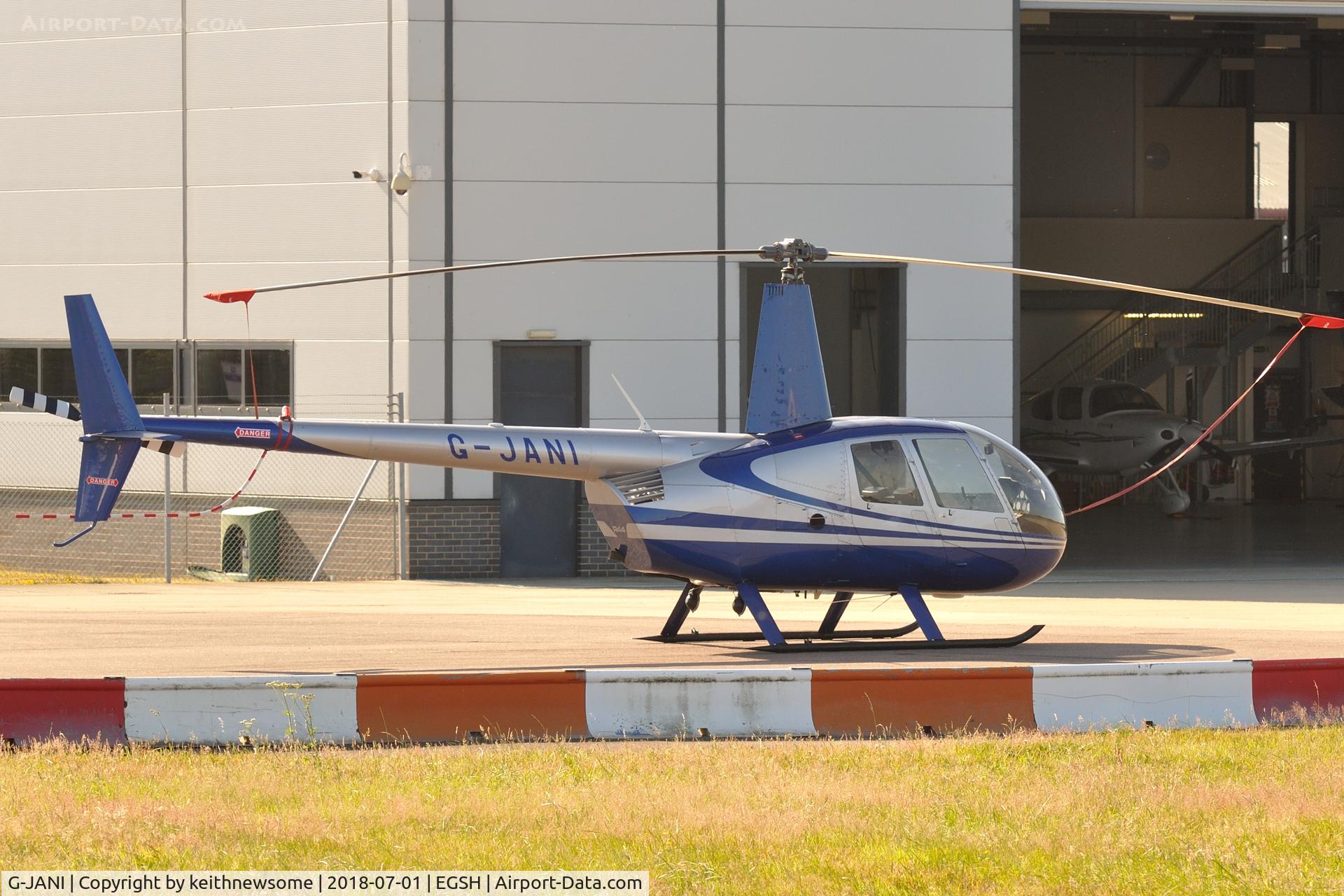 G-JANI, 1994 Robinson R44  Raven II C/N 0110, Nice Visitor.