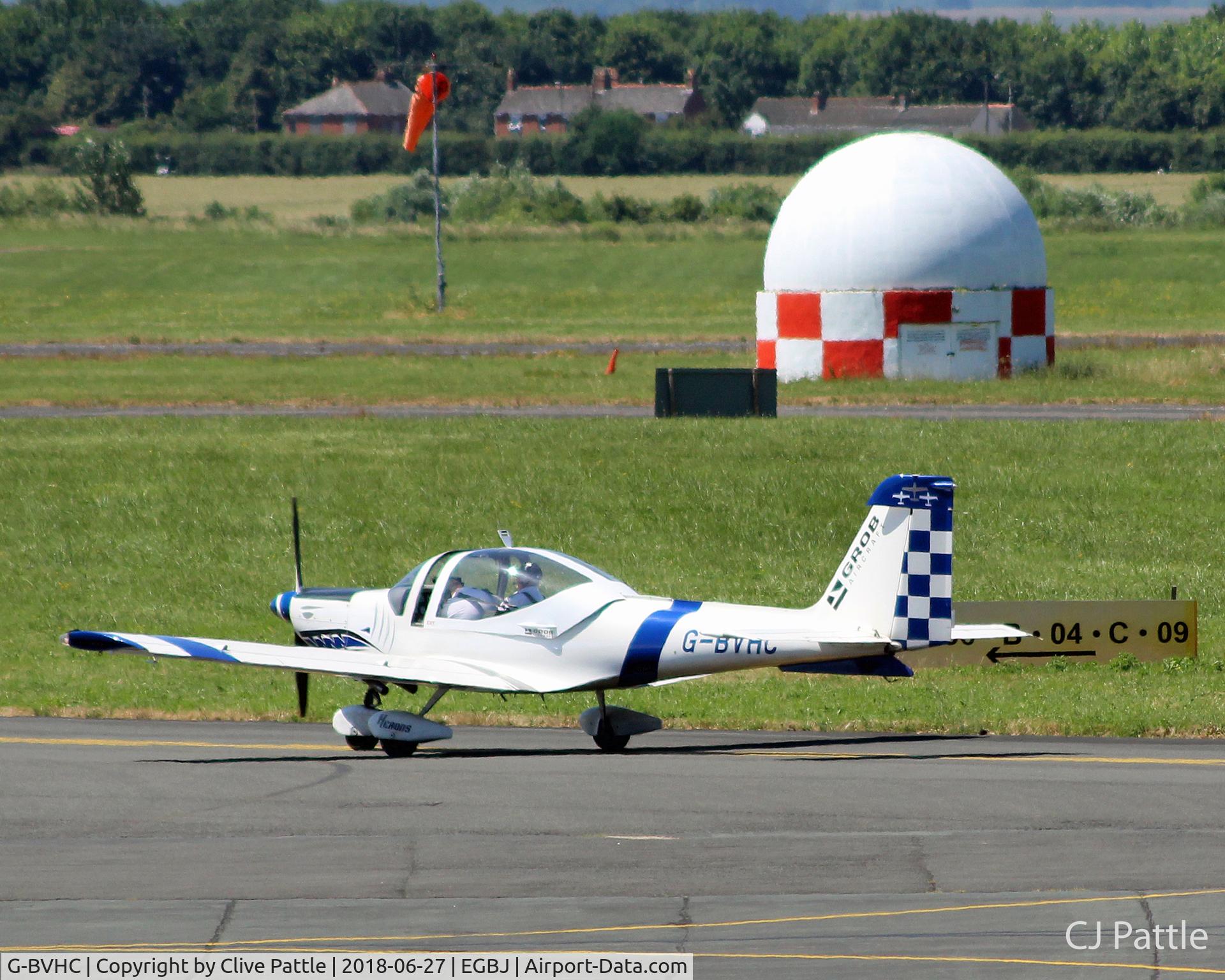 G-BVHC, 1994 Grob G-115D-2 C/N 82005, In action at its new home at EGBJ