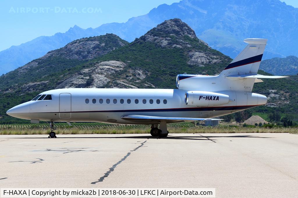 F-HAXA, 1997 Dassault Falcon 900EX C/N 12, Parked