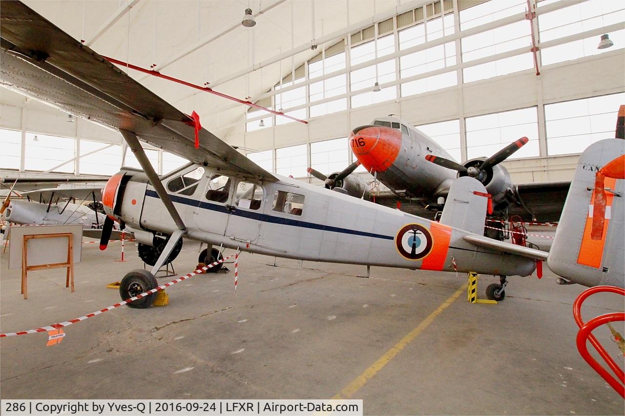 286, Max Holste MH-1521 Broussard C/N 286, Max Holste MH-1521C-1 Broussard, Preserved at Naval Aviation Museum, Rochefort-Soubise airport (LFXR)