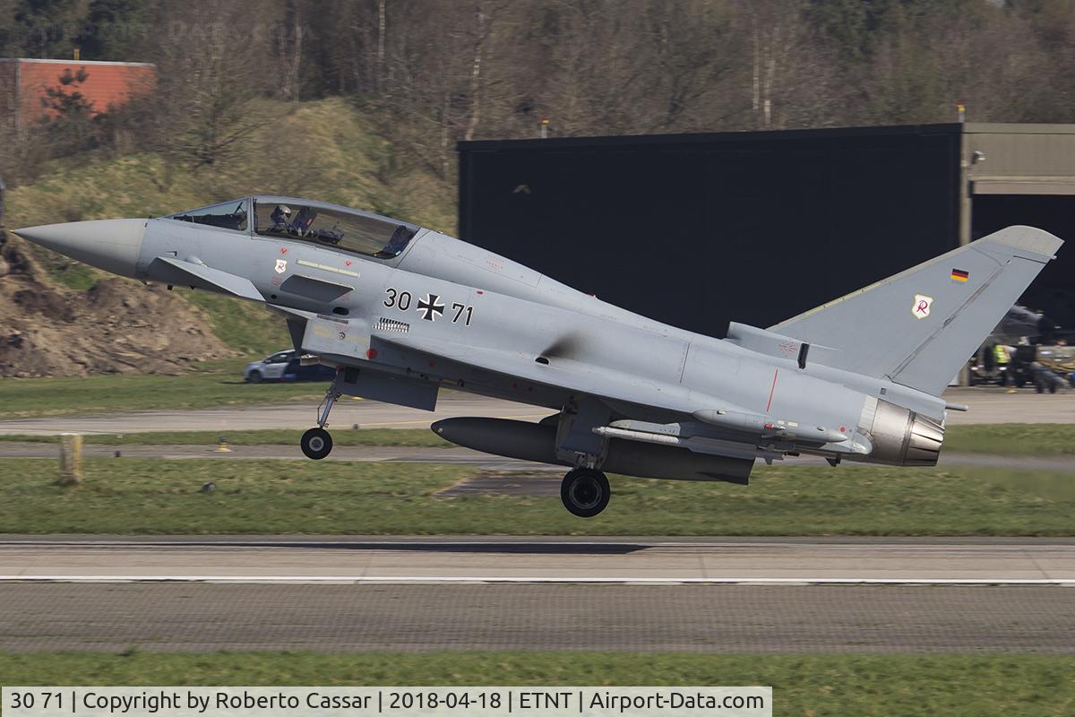 30 71, Eurofighter EF-2000 Typhoon T C/N GT019, Frisian Flag 2018