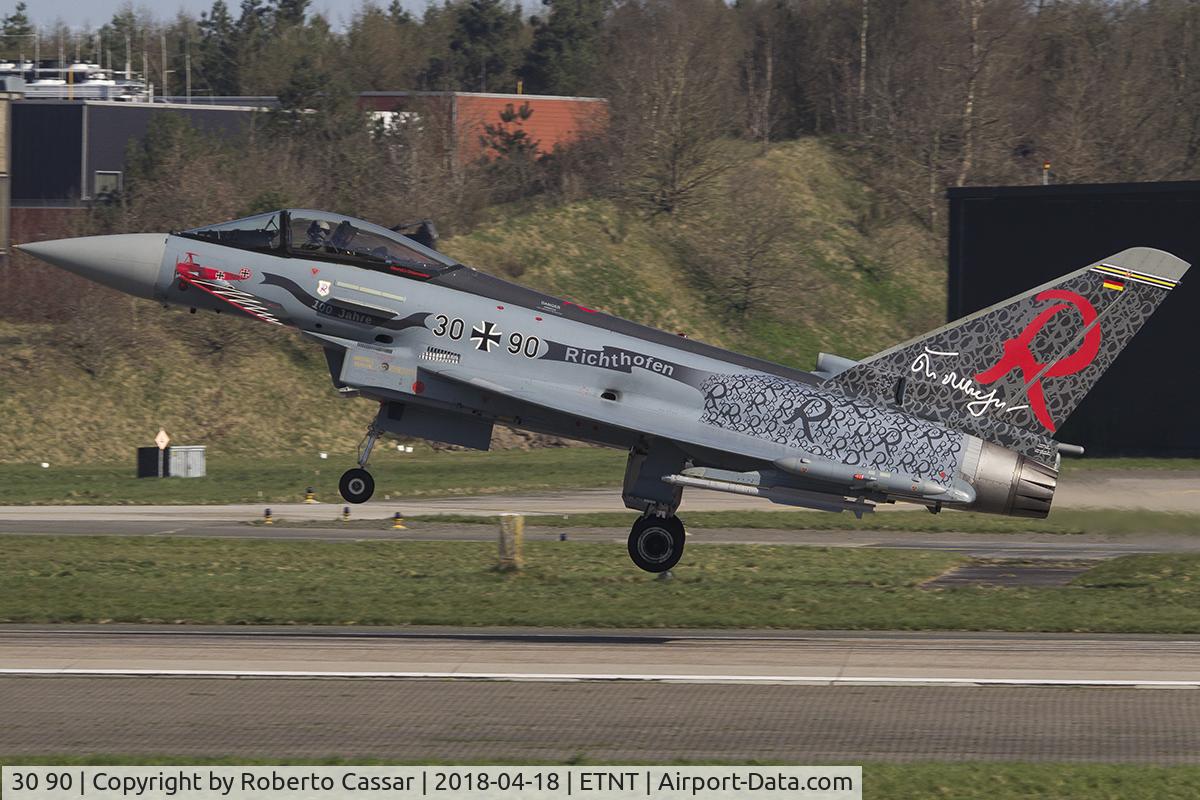 30 90, Eurofighter EF-2000 Typhoon S C/N GS069, Frisian Flag 2018