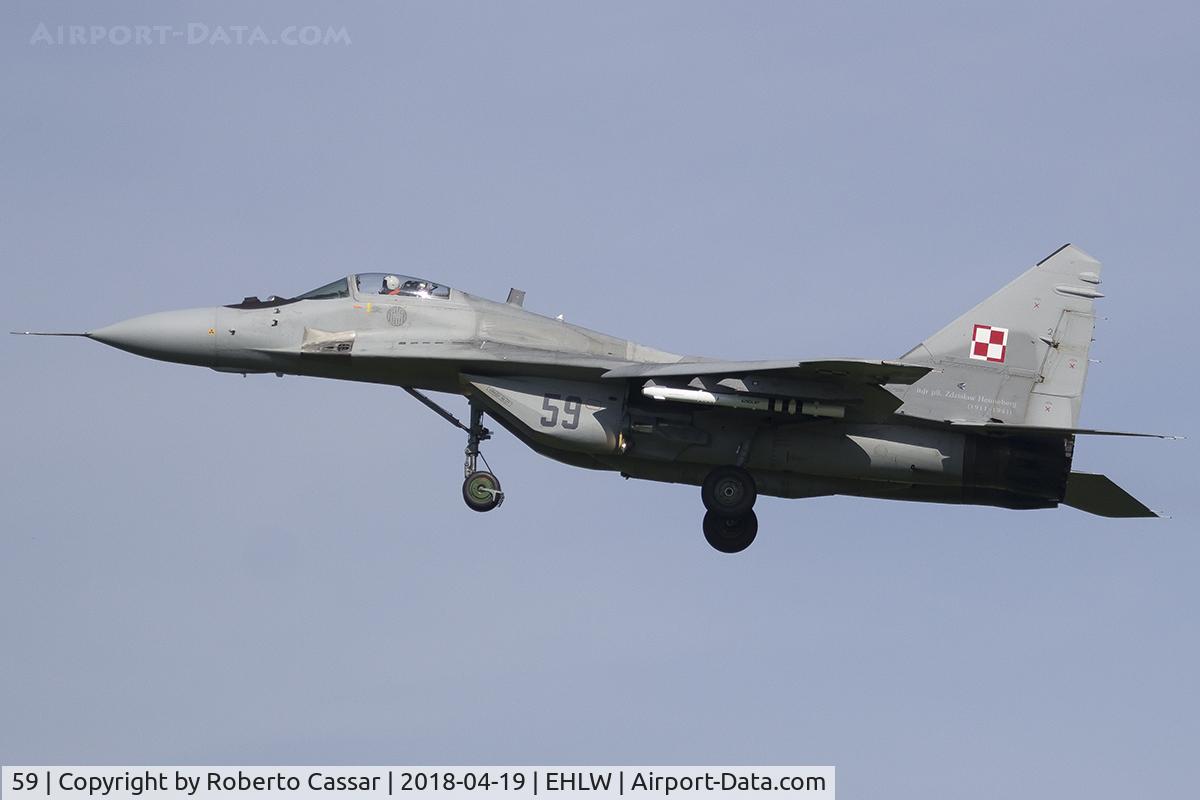 59, Mikoyan-Gurevich MiG-29A C/N 2960532359, Frisian Flag 2018
