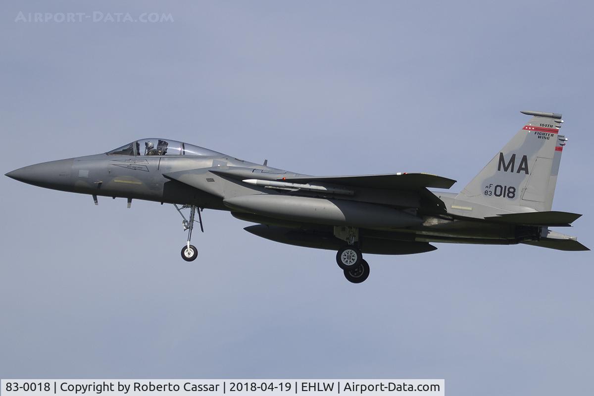 83-0018, 1983 McDonnell Douglas F-15C Eagle C/N 0865/C278, Frisian Flag 2018
