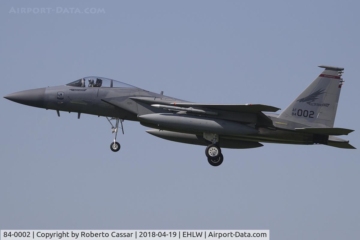 84-0002, 1984 McDonnell Douglas F-15C Eagle C/N 0910/C305, Frisian Flag 2018