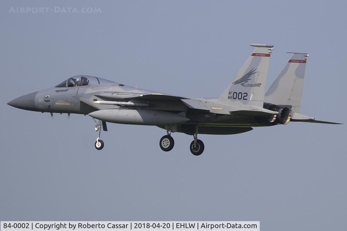 84-0002, 1984 McDonnell Douglas F-15C Eagle C/N 0910/C305, Frisian Flag 2018