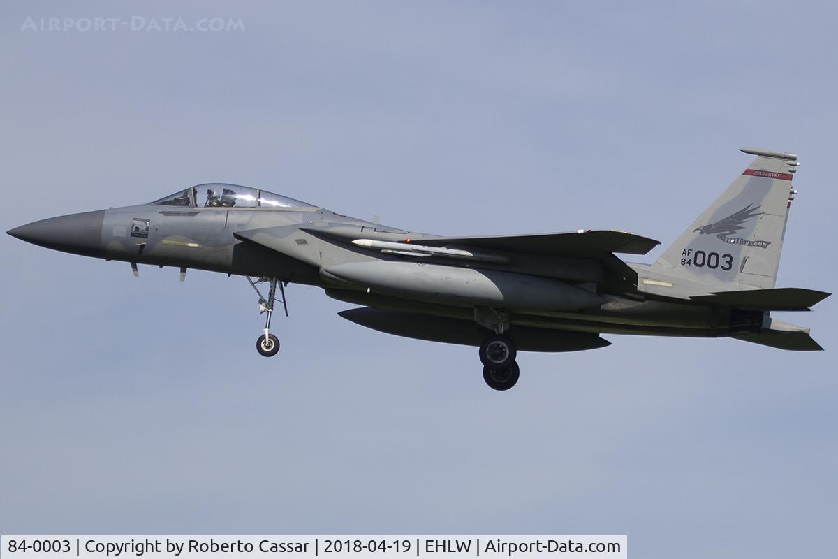 84-0003, 1984 McDonnell Douglas F-15C Eagle C/N 0911/C306, Frisian Flag 2018