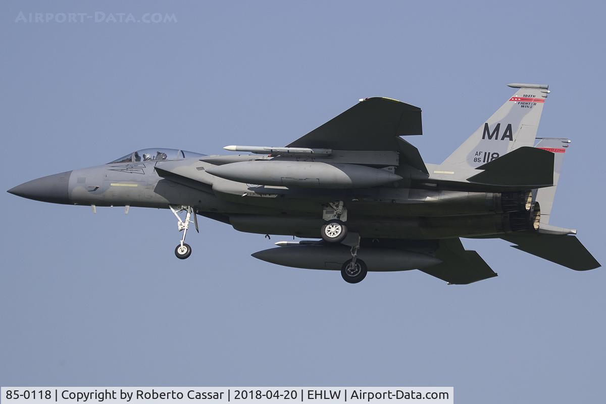85-0118, 1985 McDonnell Douglas F-15C Eagle C/N 0974/C360, Frisian Flag 2018
