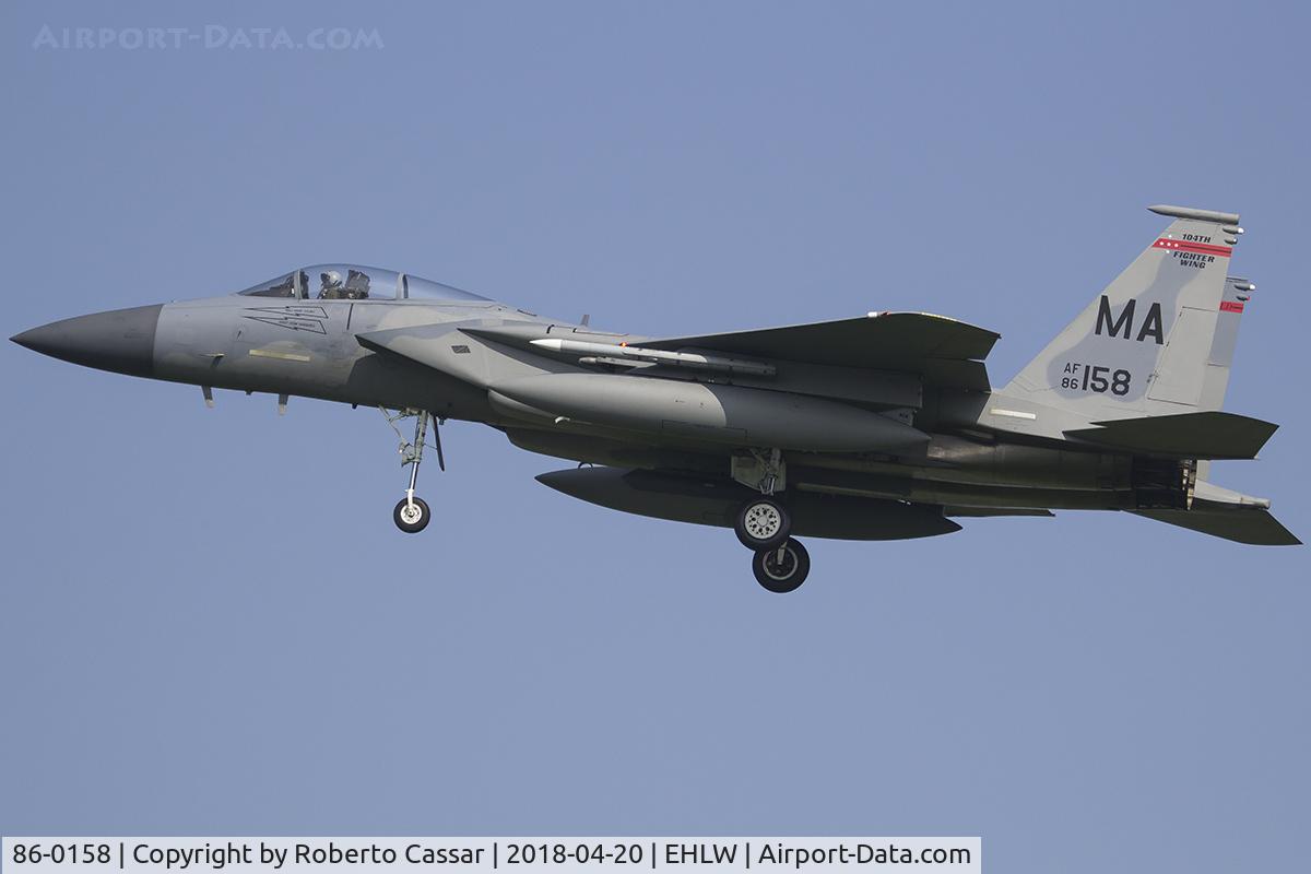 86-0158, 1986 McDonnell Douglas F-15C Eagle C/N 1005/C386, Frisian Flag 2018