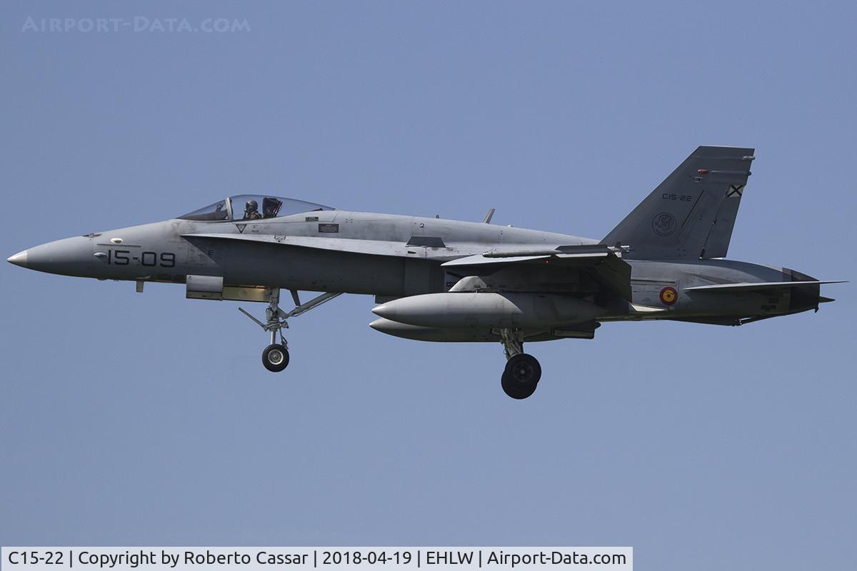 C15-22, McDonnell Douglas EF-18A Hornet C/N 0572/A479, Frisian Flag 2018