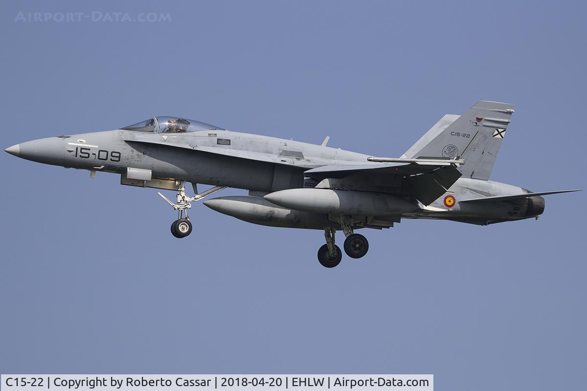 C15-22, McDonnell Douglas EF-18A Hornet C/N 0572/A479, Frisian Flag 2018