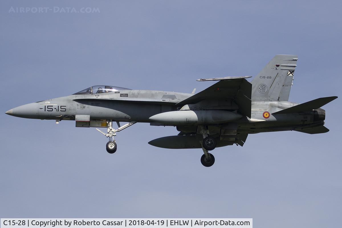 C15-28, McDonnell Douglas EF-18M Hornet C/N 0608/A514, Frisian Flag 2018