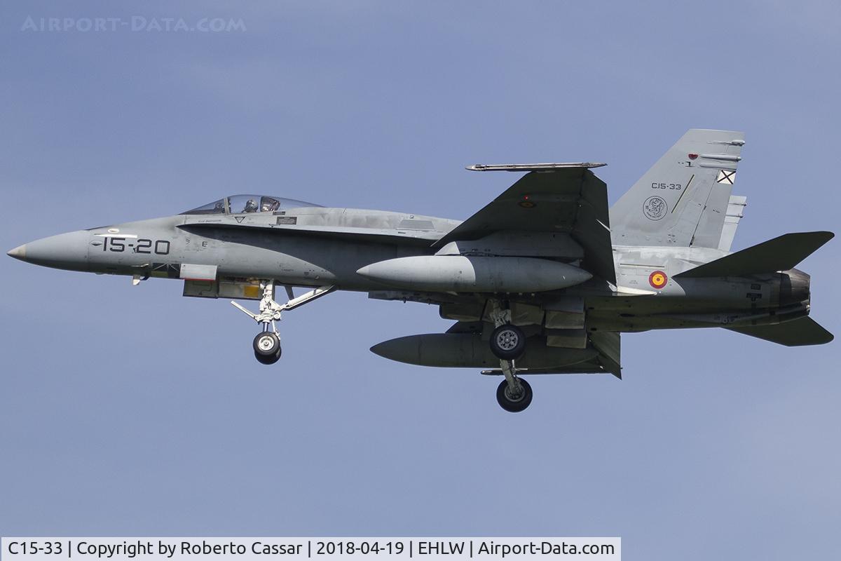 C15-33, McDonnell Douglas EF-18M Hornet C/N 0629/A527, Frisian Flag 2018