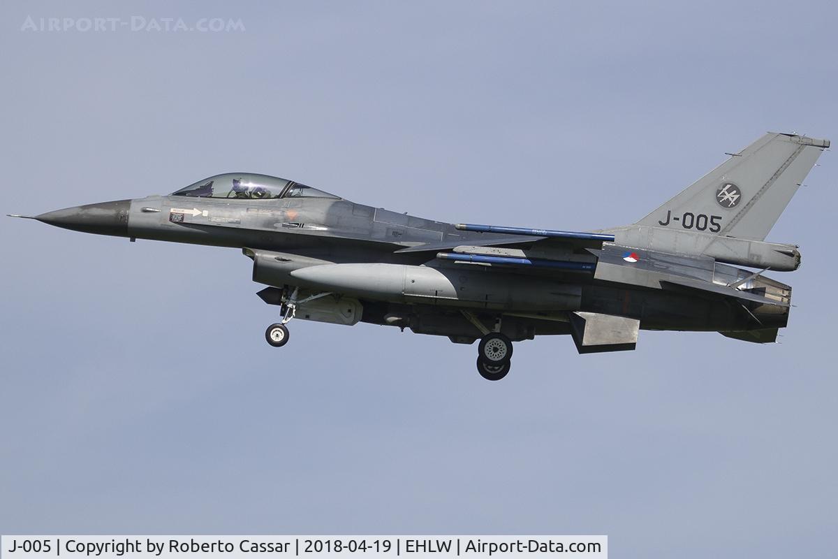J-005, Fokker F-16AM Fighting Falcon C/N 6D-161, Frisian Flag 2018